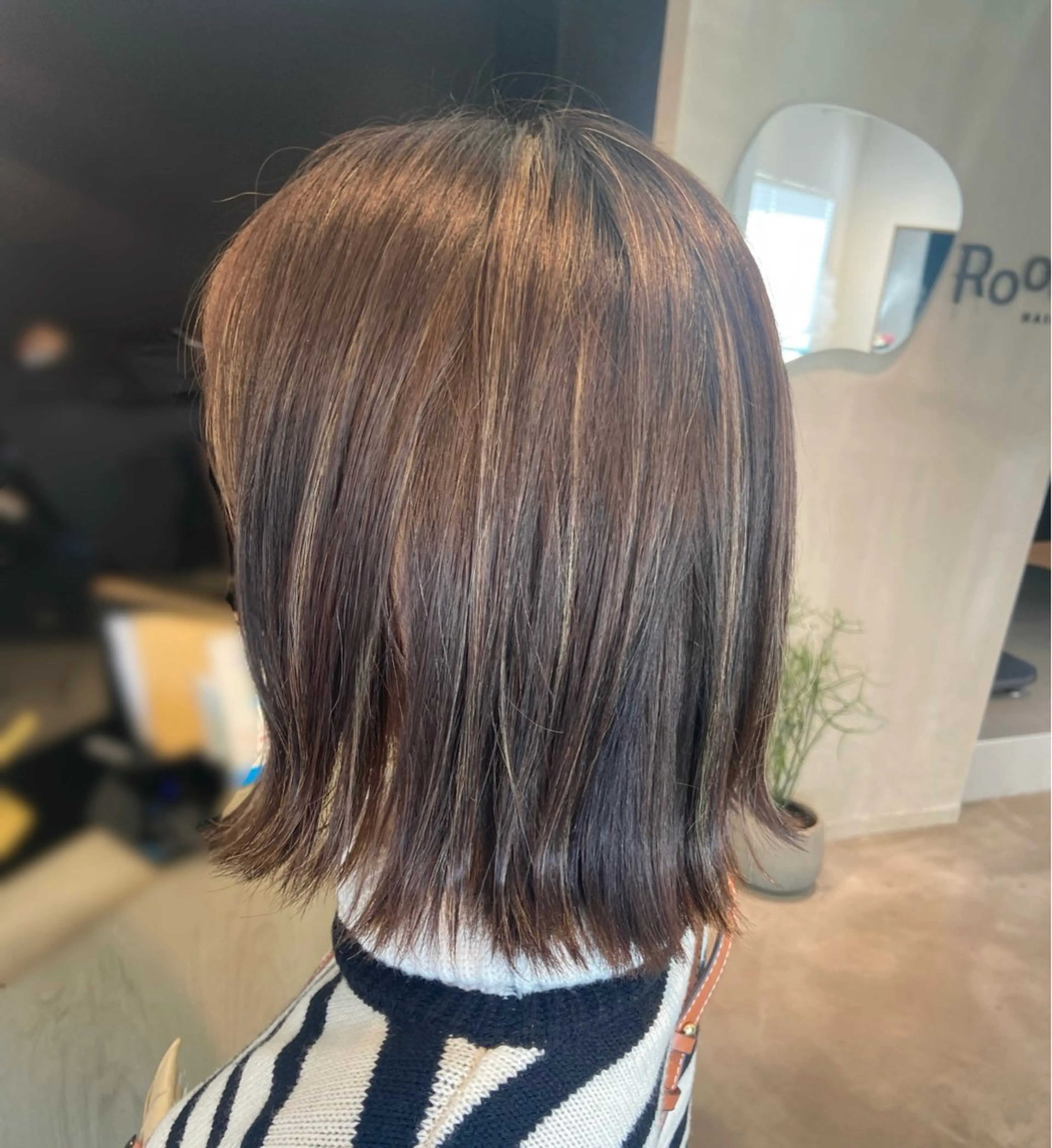 ミディアム ハイライト 鳥本かりん ／メンズモデル募集のヘアスタイル