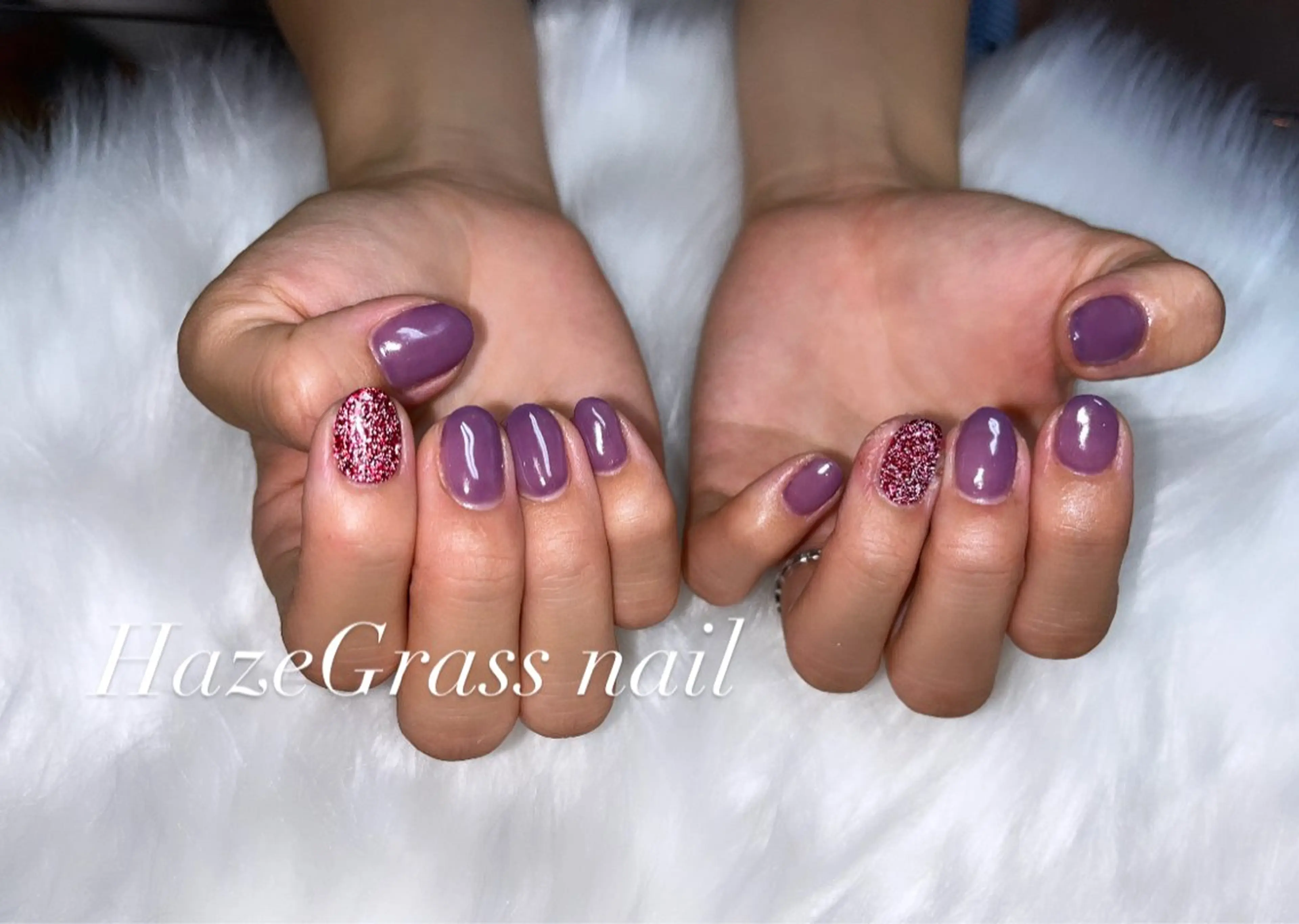 ショート HazeGrass NAILのネイルデザイン