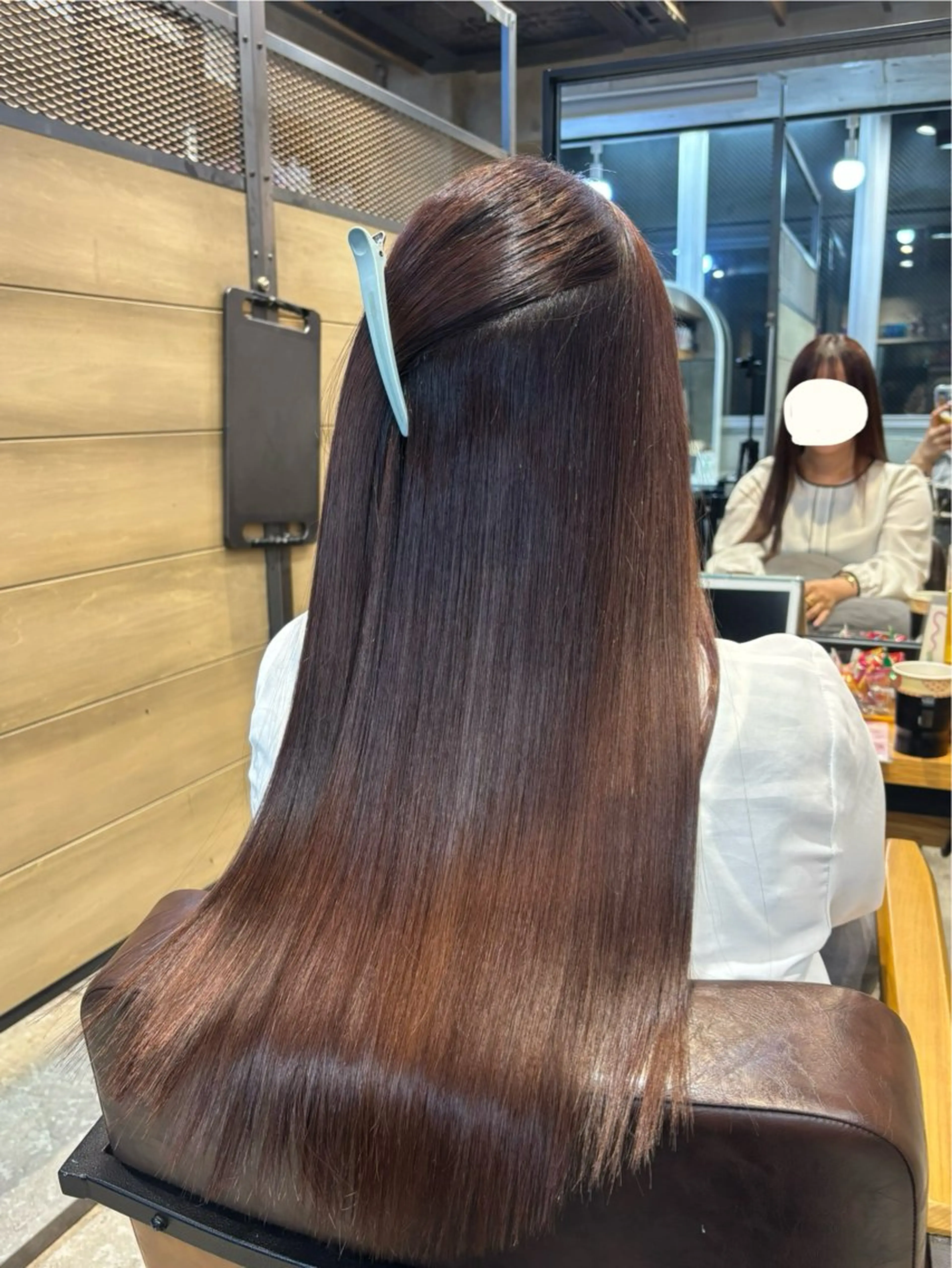 ロング 縮毛矯正 ヒマワリ🌻/ ワンホン×艶髪特化のヘアスタイル