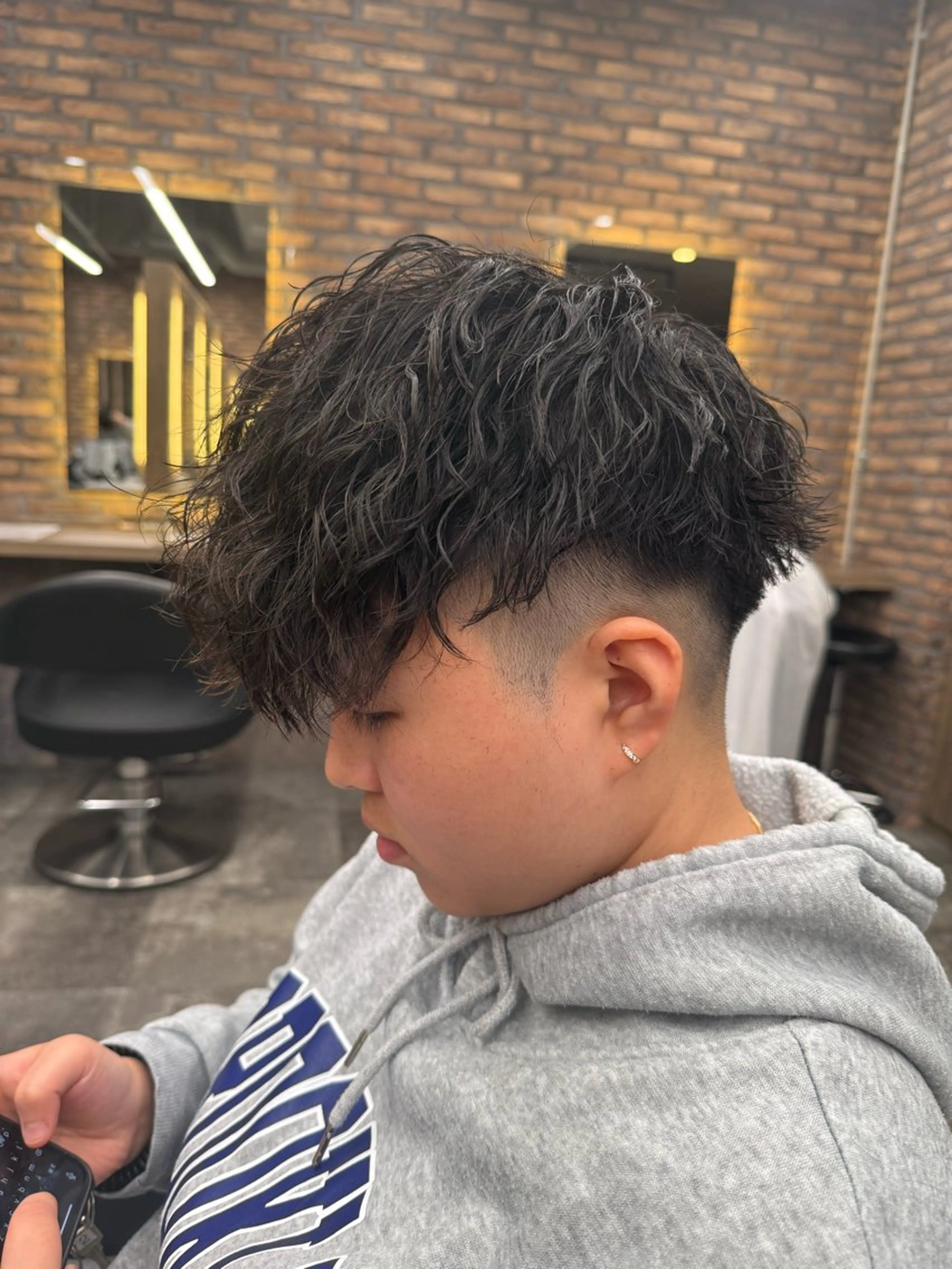 ショート カラー パーマ ヘアアレンジ メンズ キッズ 🔷横浜1のパーマ 職人🔷将太郎のヘアスタイル