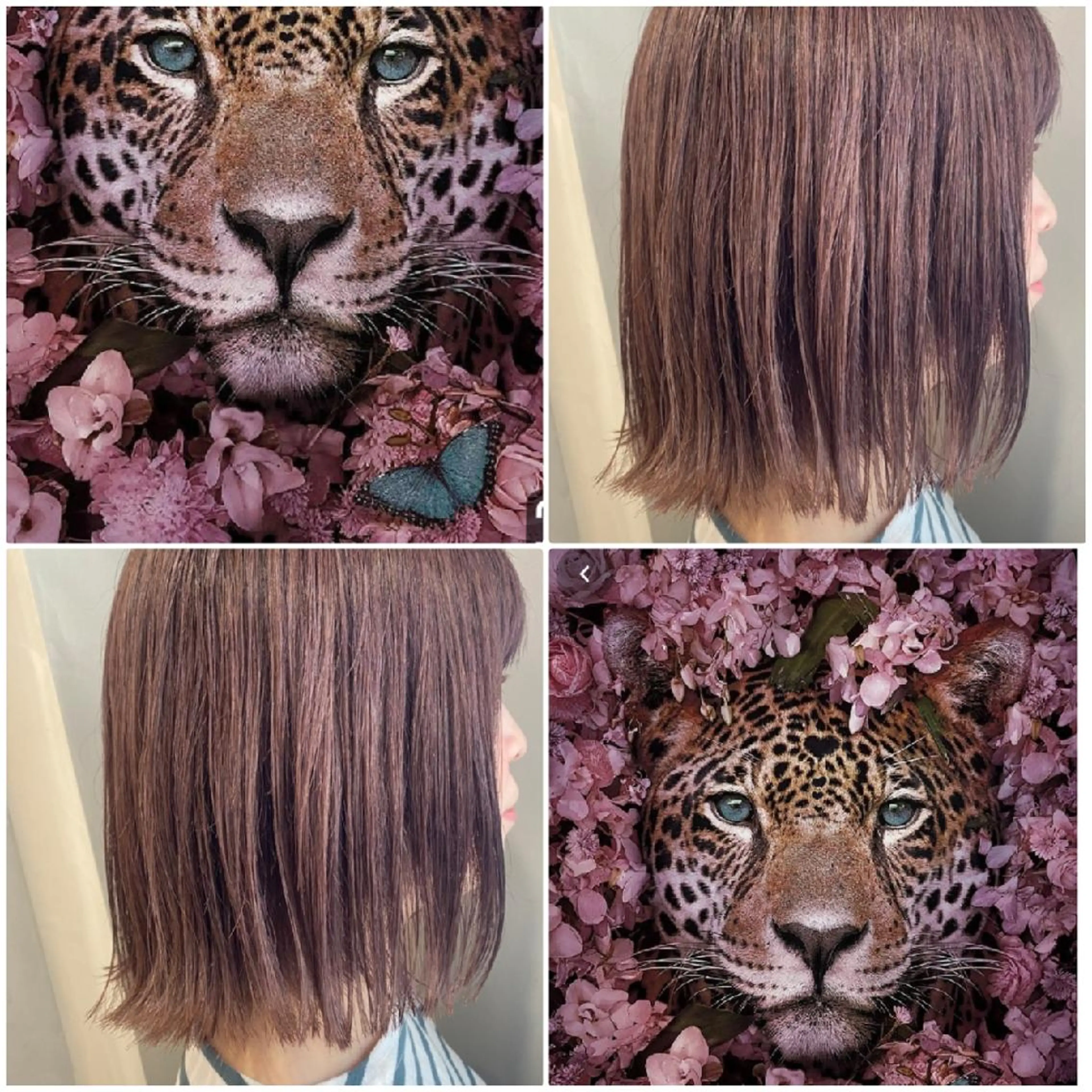 ミディアム カラー ヘアアレンジ アッシュ ブリーチ ラベンダーカラー ラベンダーアッシュ オリーブ透明感カラー 表参道/MIKUのヘアスタイル