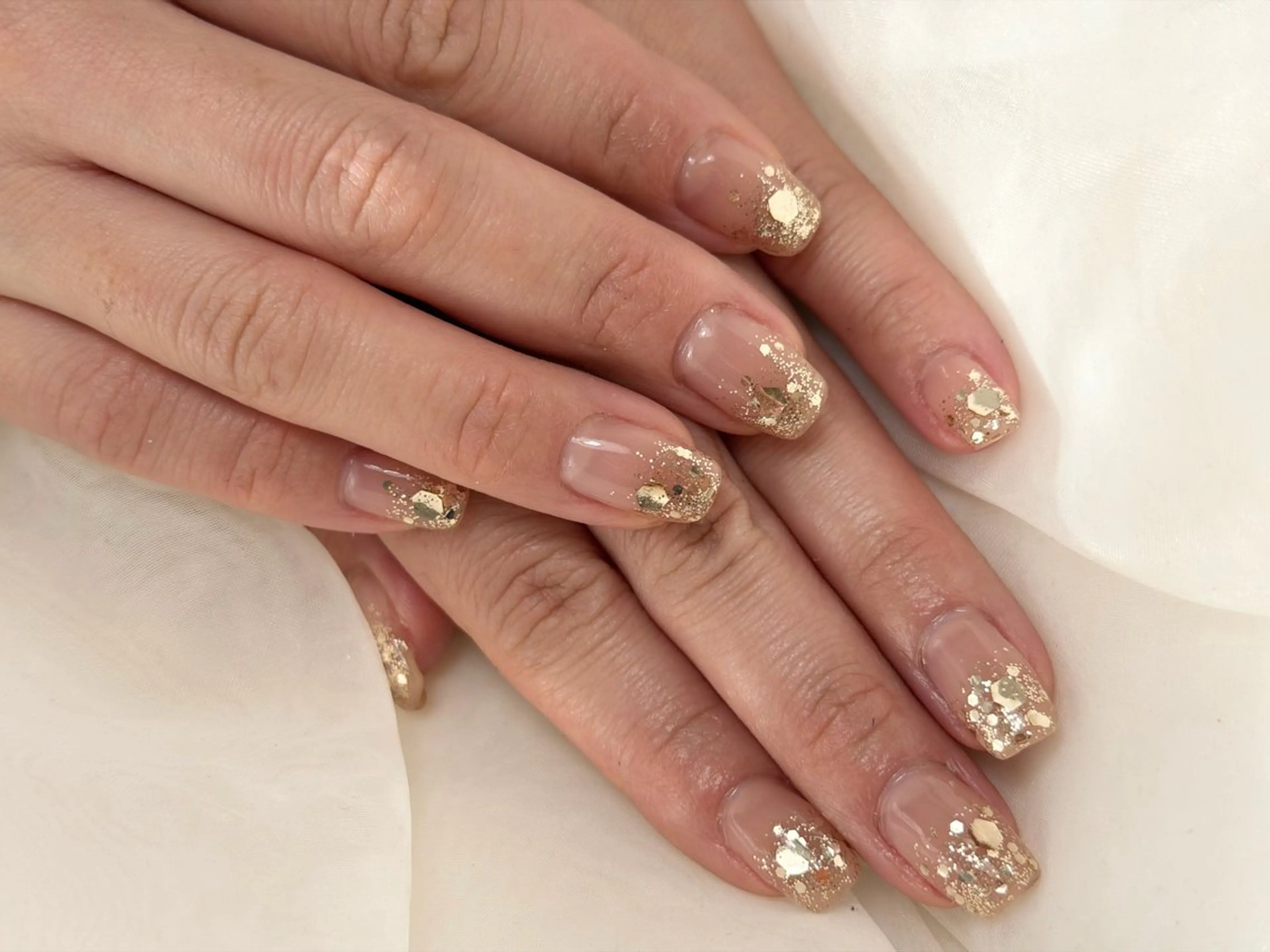 ネイル グラデーション ラメ(グリッター) ラメグラデーション MIKA ♡の眉毛・アイブロウイメージ