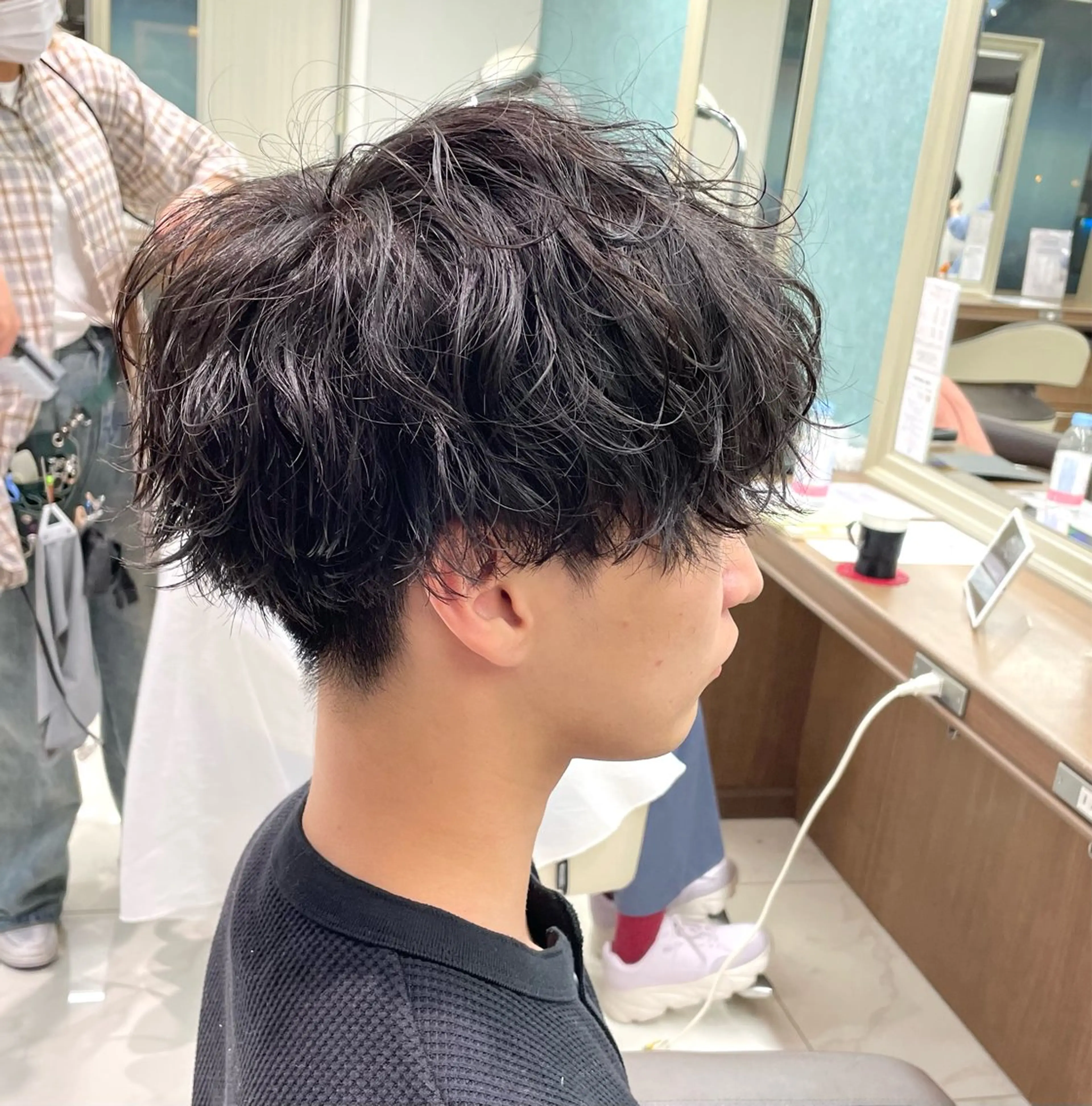 ショート パーマ メンズ 【メンズ特化】 池田大成✂︎のヘアスタイル