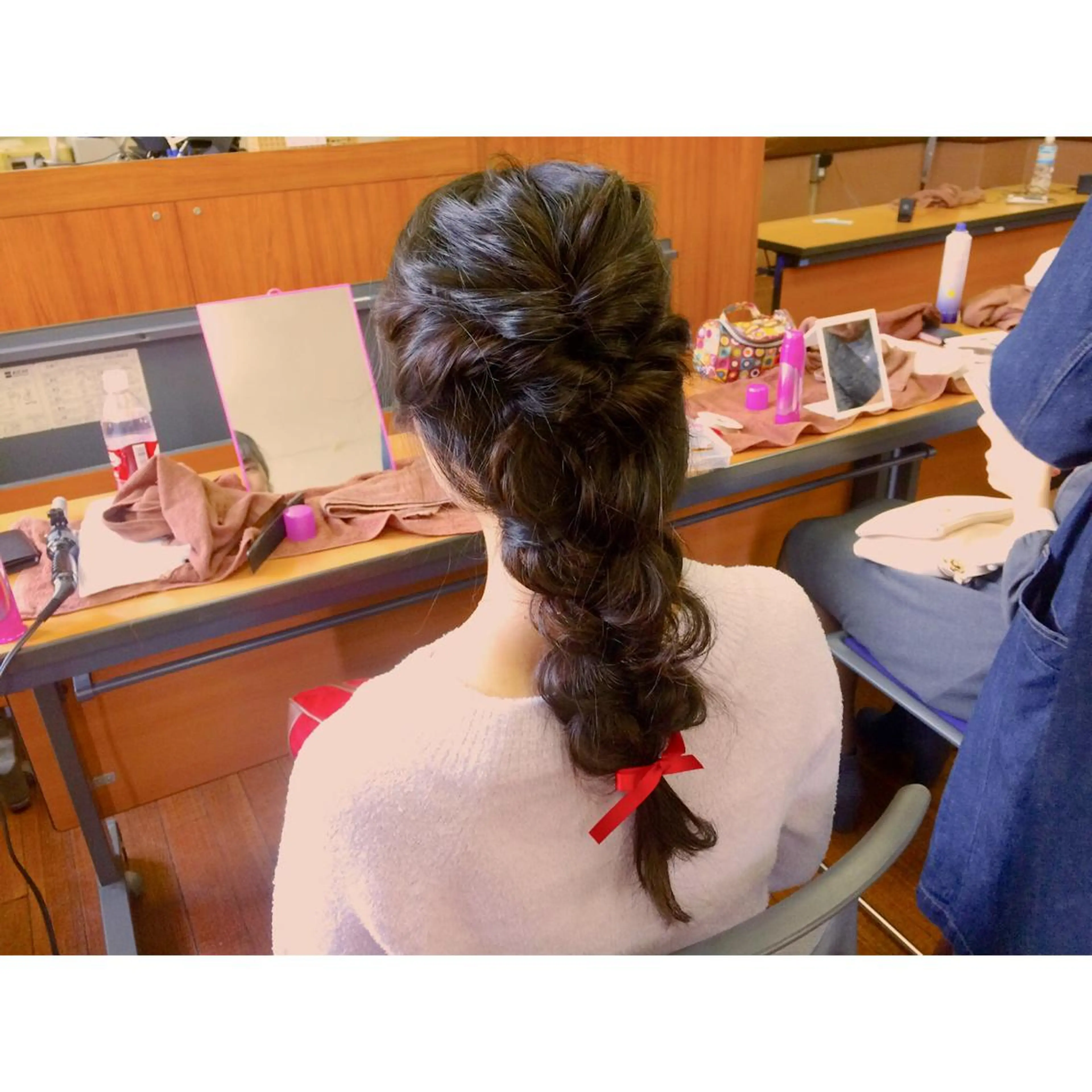 ヘアアレンジ 藤井 菜緒のヘアスタイル