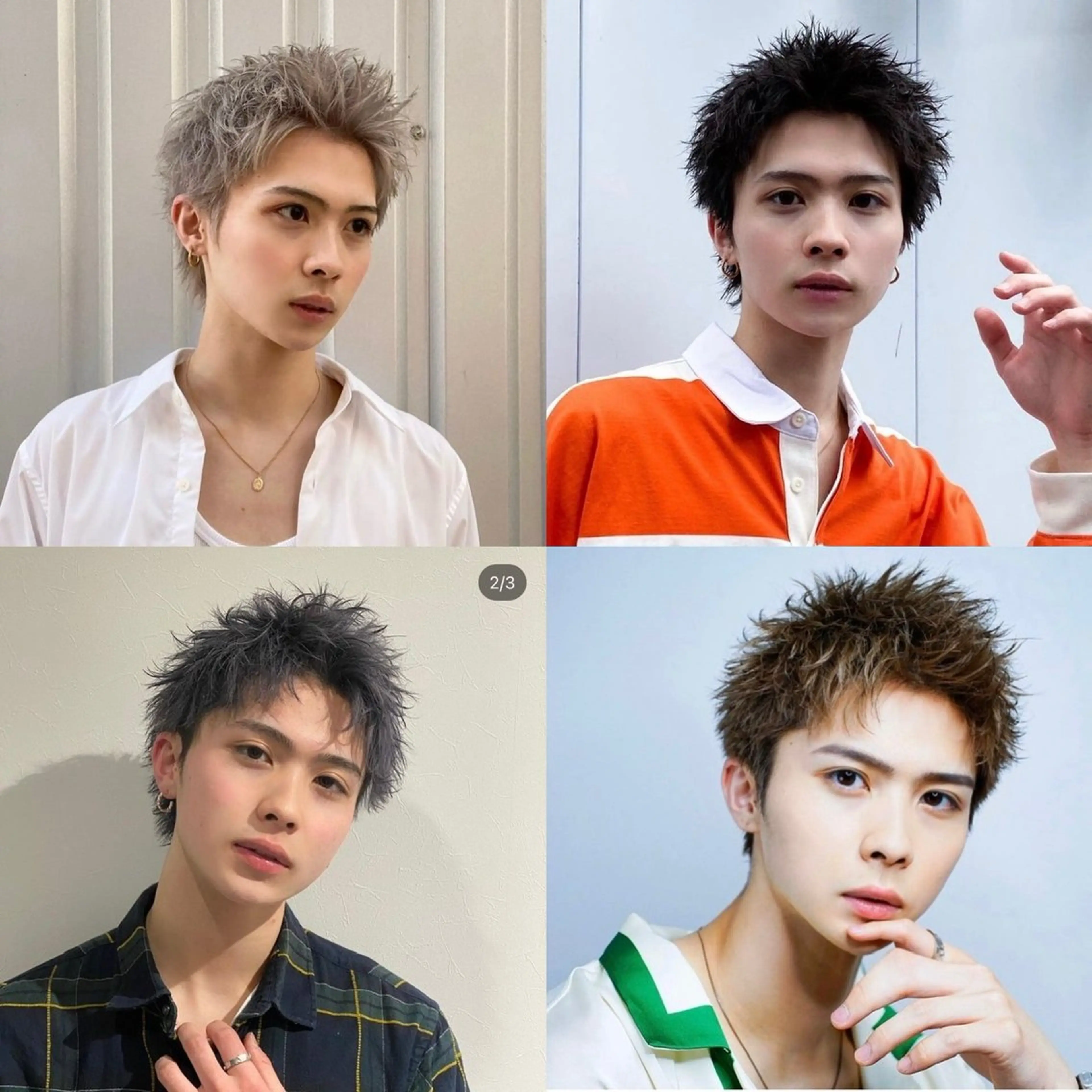 ショート 岡本 拡夢のヘアスタイル