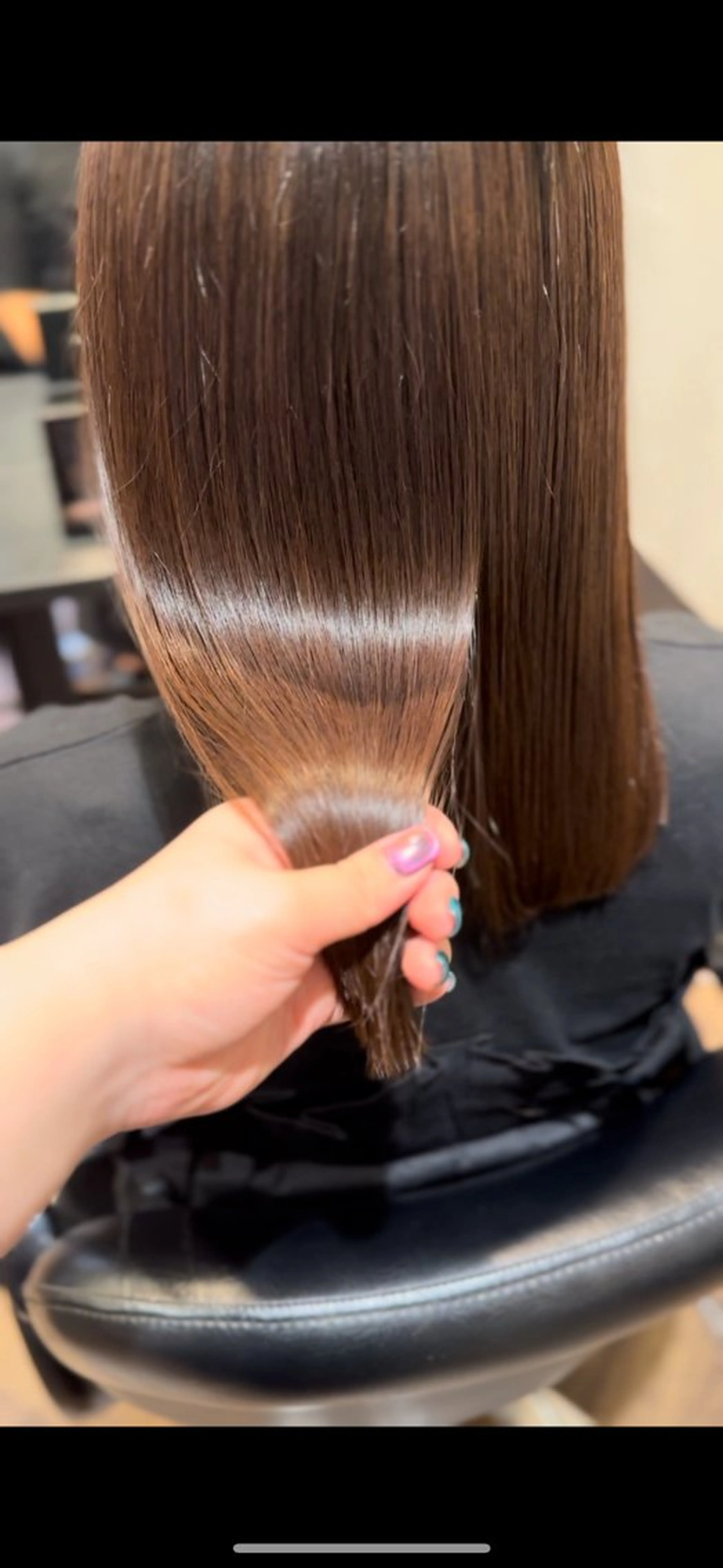 セミロング ＲＩ ＨＯのヘアスタイル