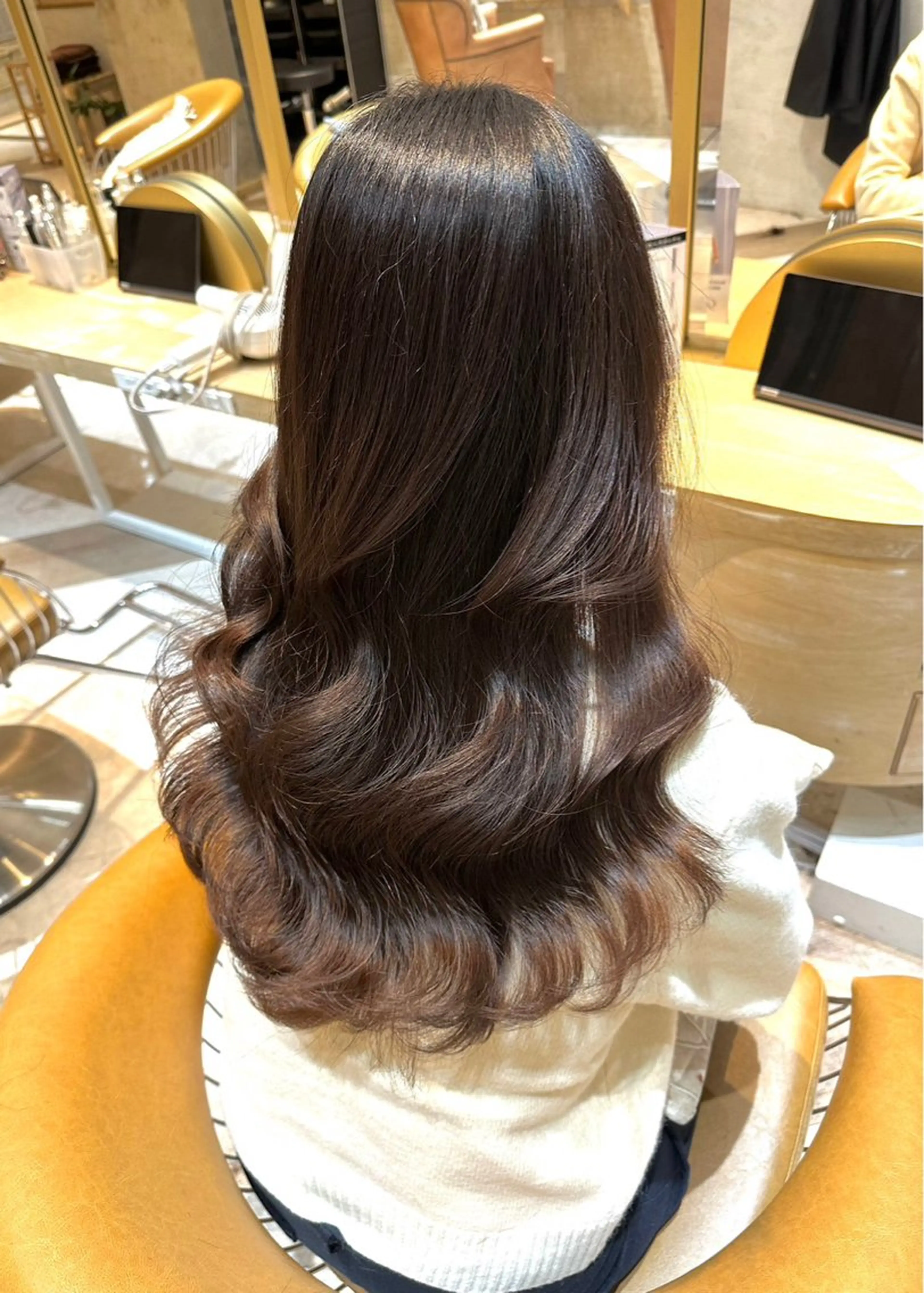 ロング ブリーチなし 透明感カラー/松沢のヘアスタイル