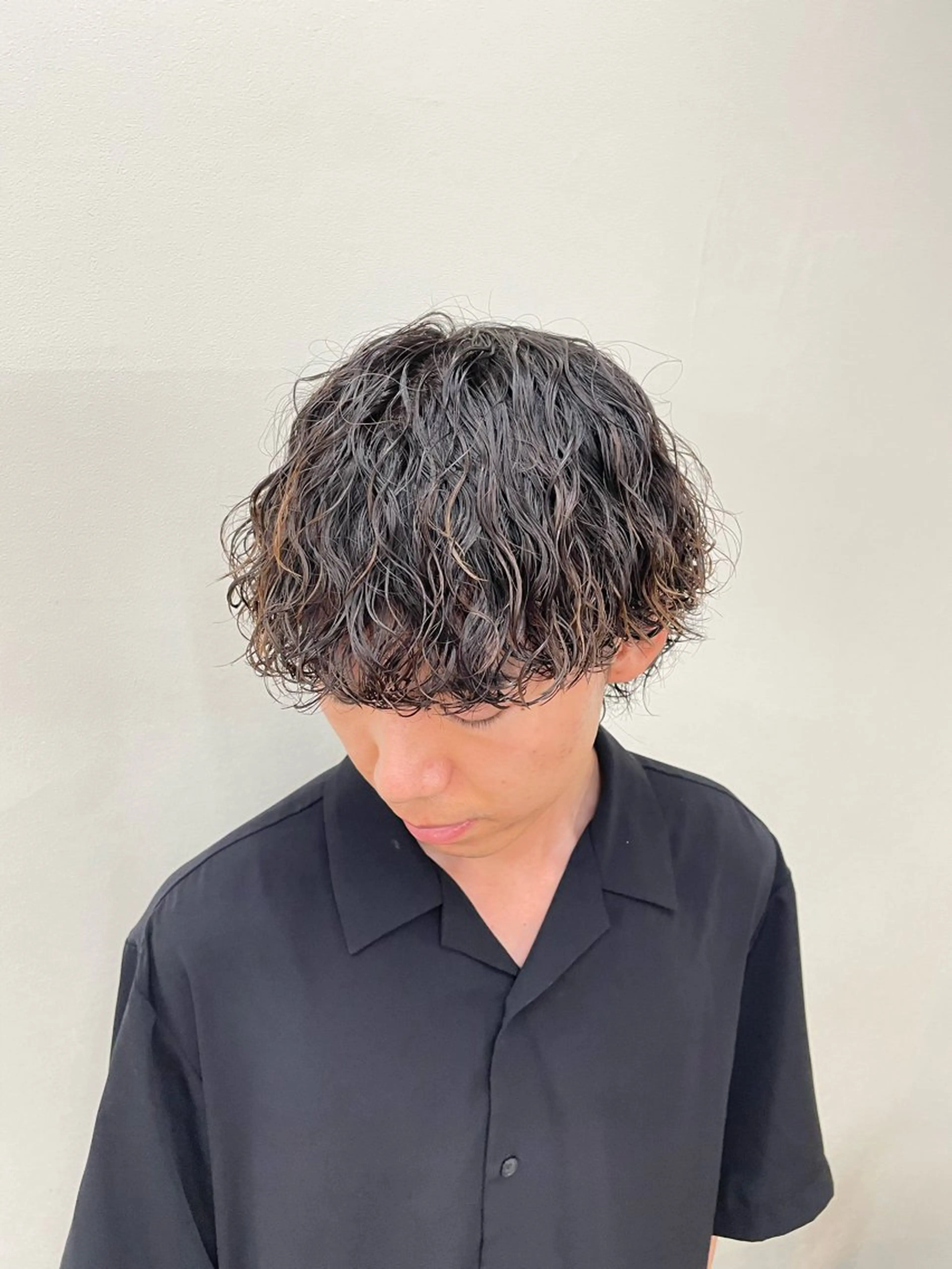 パーマ メンズ 大阪メンズ 美容師井上智博のヘアスタイル