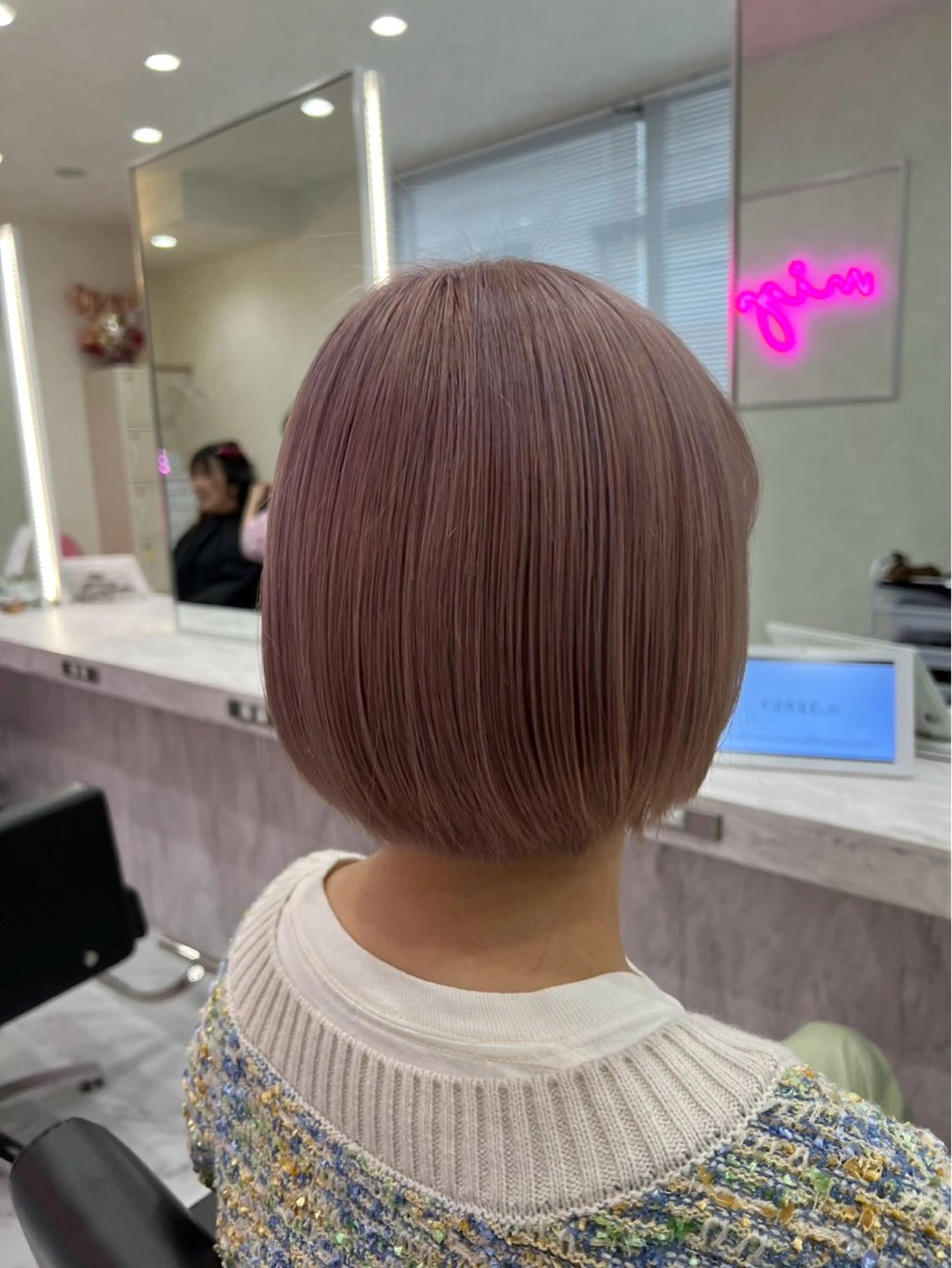 ショート カット ヘアカラー トリートメント 韓国/顔周り/透明感 /レイヤー/ひなたのヘアスタイル