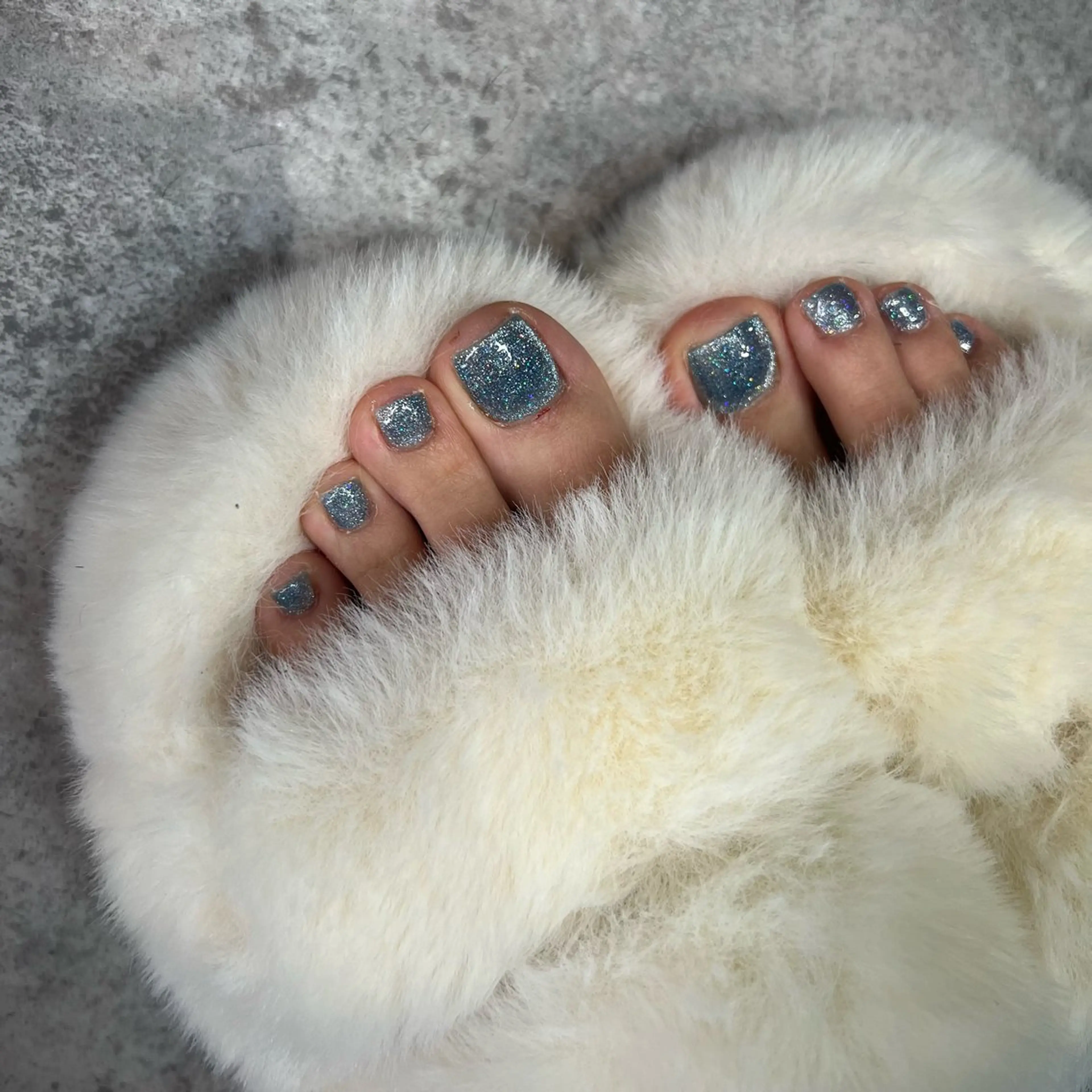 ネイル マグネットネイル フットネイル nail salon FLUFFYのネイルデザイン