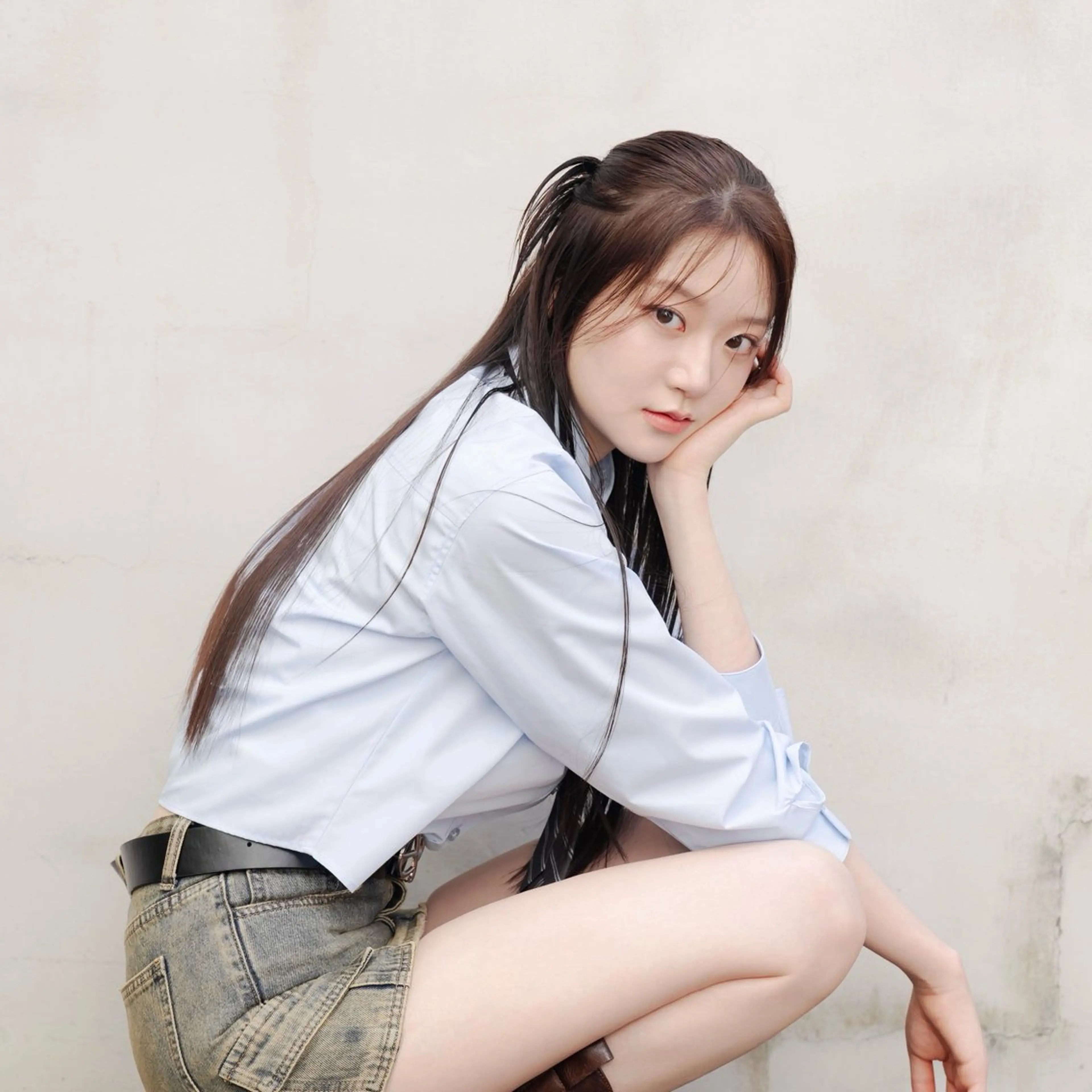 ロング ダン/メンズ/ 顔周り×透明感カラーのヘアスタイル