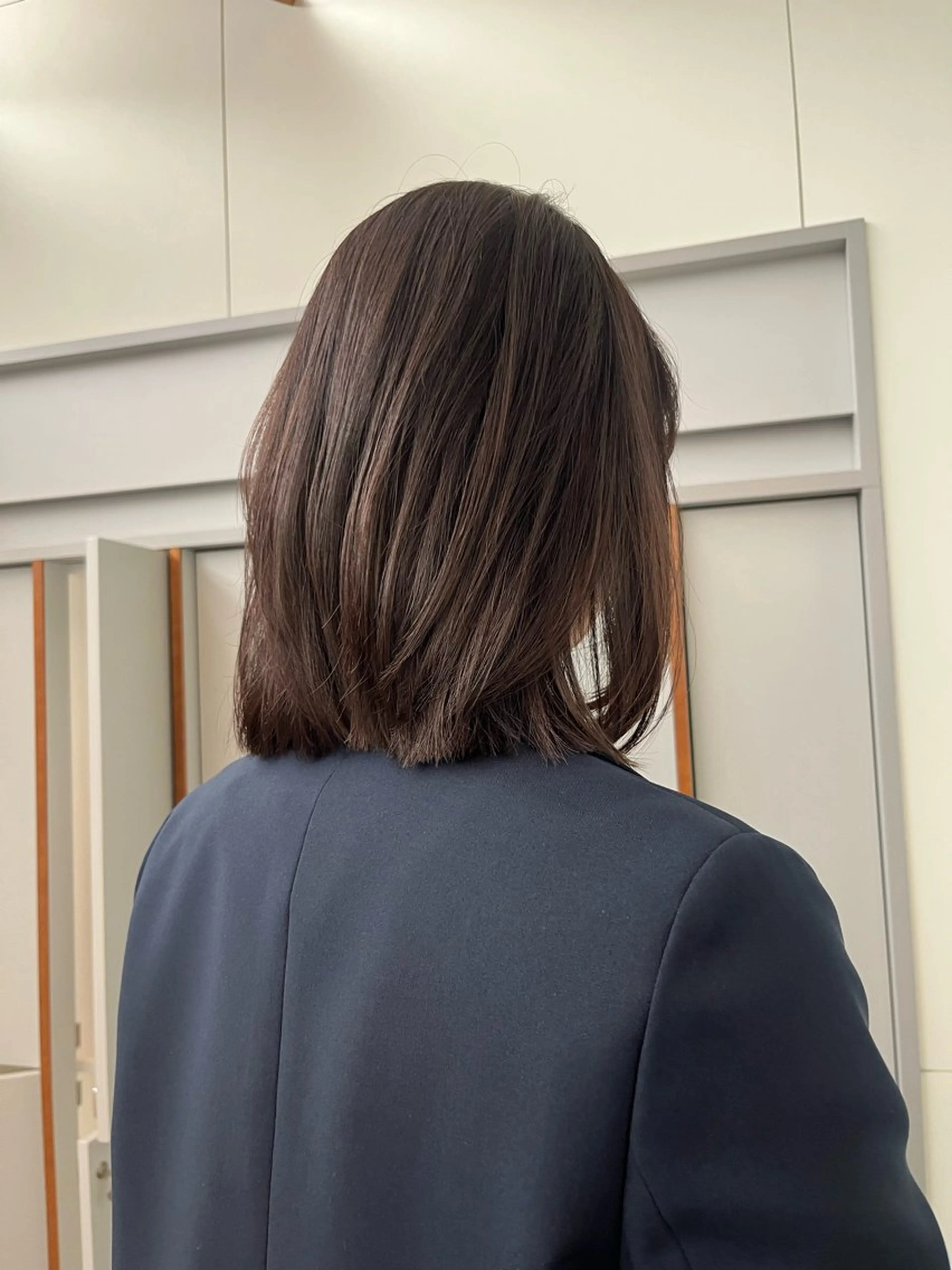 ショート カラー レイヤーカット🍏 オリーブ/ののかのヘアスタイル