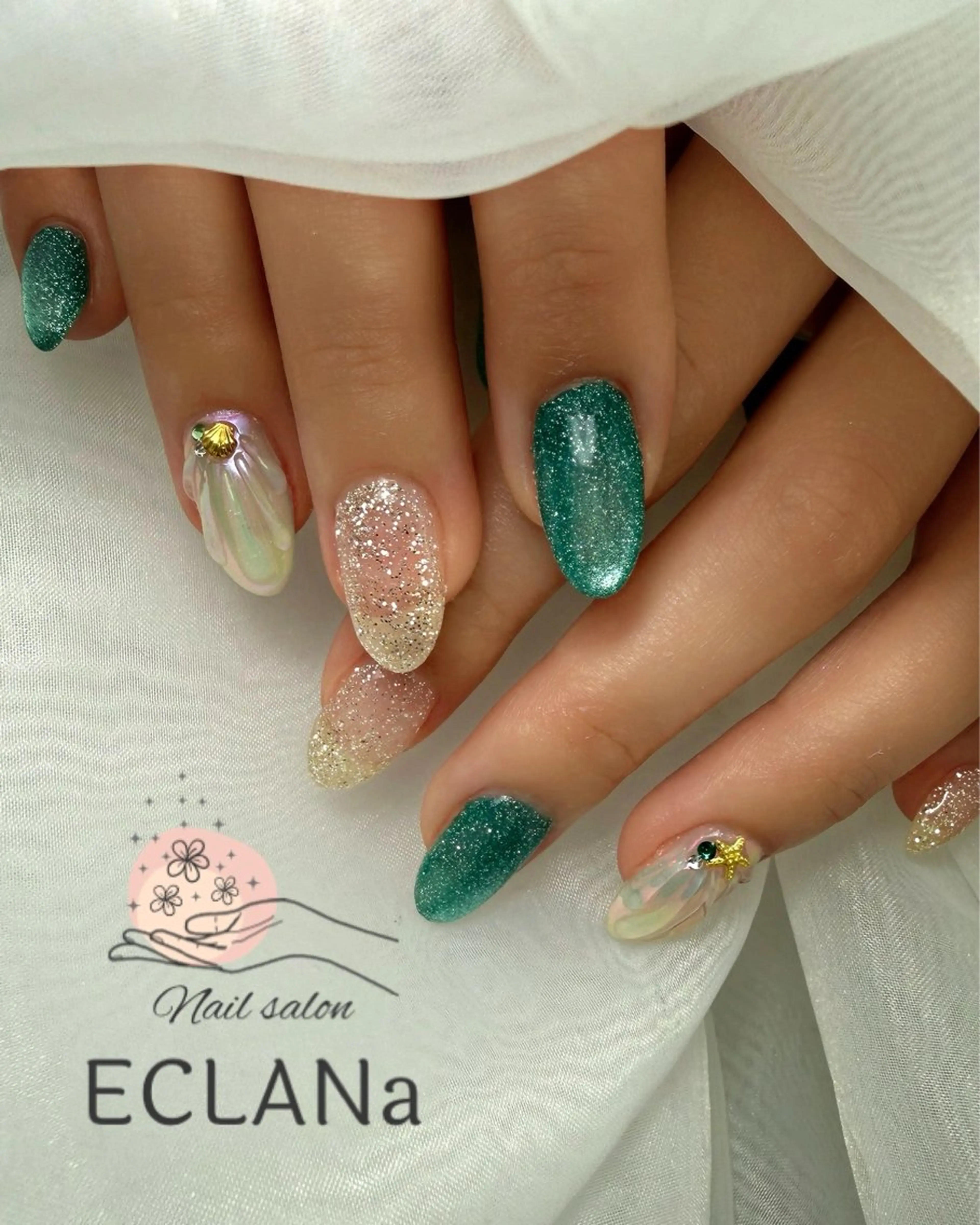 ネイル アートネイル ハンドネイル Nail salon ECLANaのネイルデザイン
