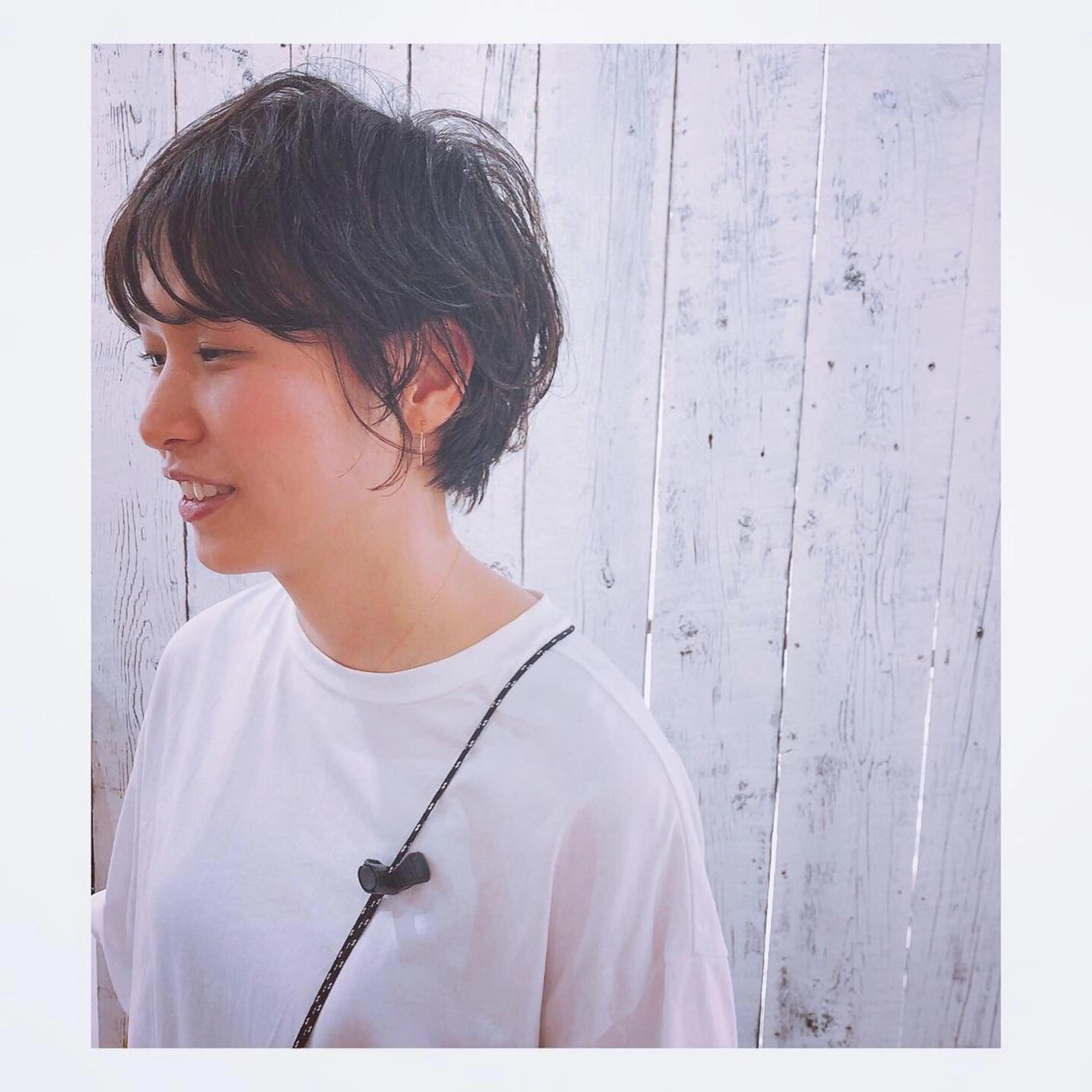 ショート カラー パーマ ショートヘア カット ヘアカラー 伊藤 佳代子のヘアスタイル