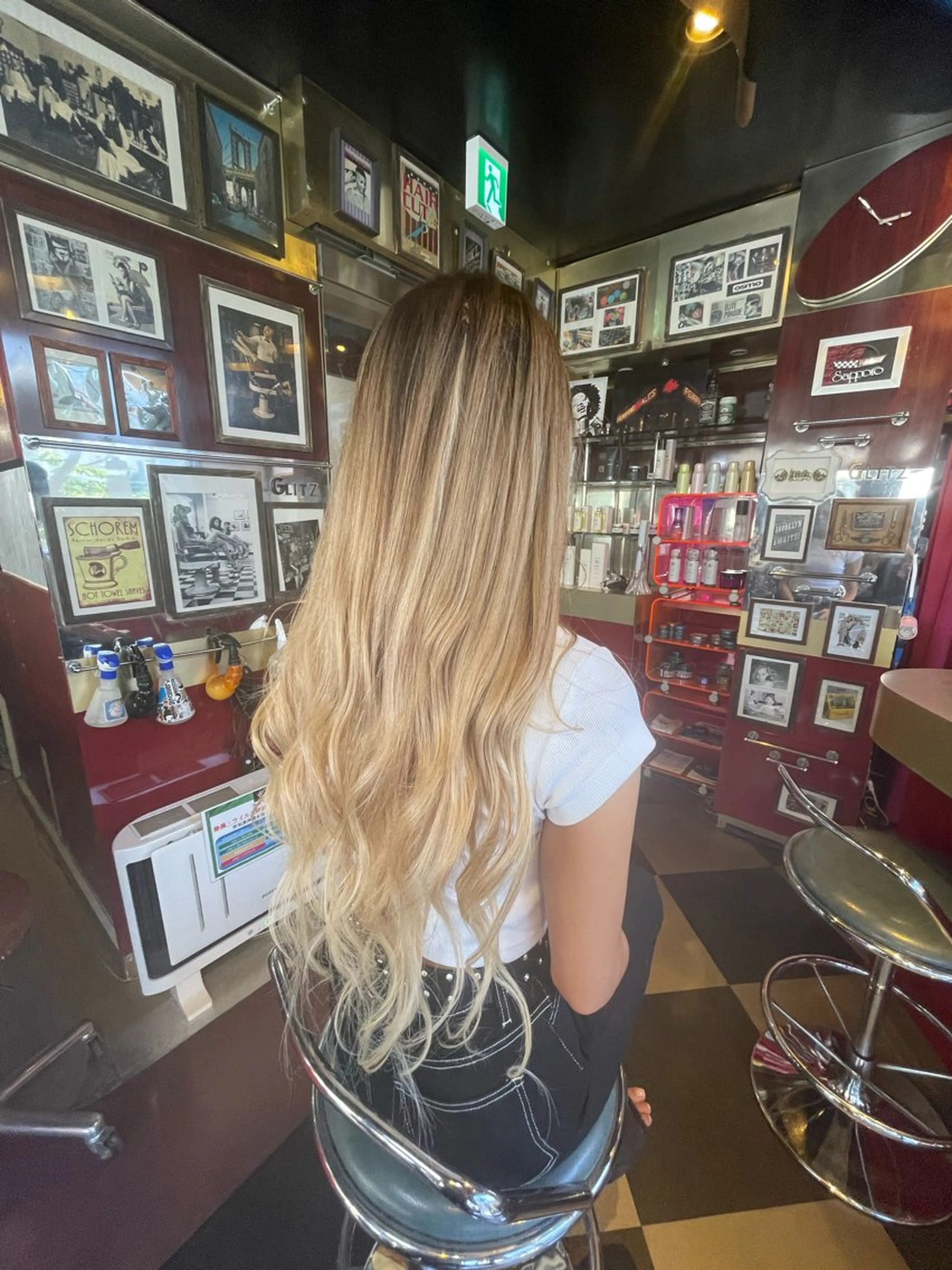 ロング 編み込みエクステ エクステ ロング 👑派手髪/カット 👑ANRYのヘアスタイル