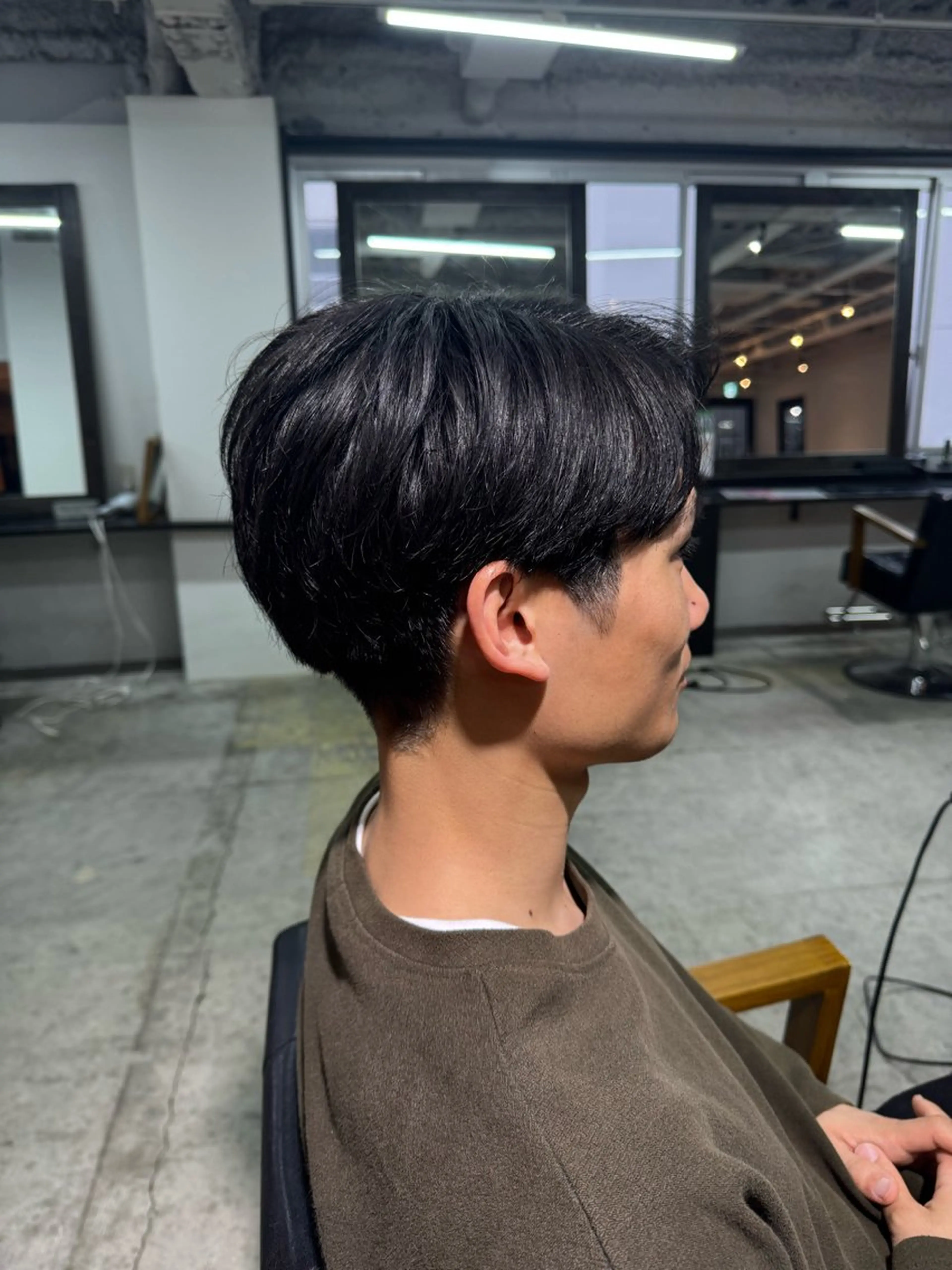 ミディアム 林 真那のヘアスタイル