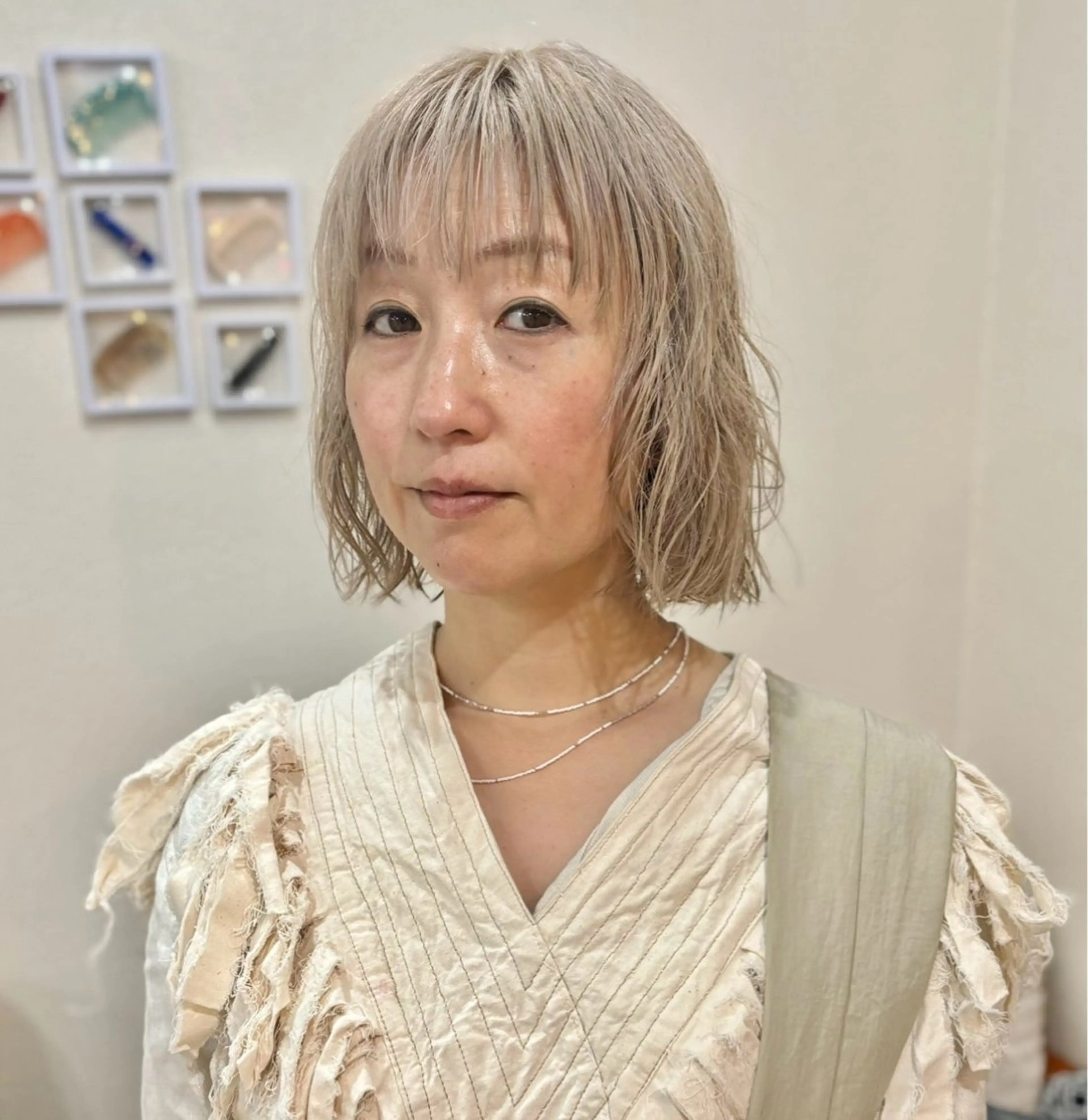 ショート カラー icie所属・大阪ヴィーガンサロン KANAKOのヘアスタイル