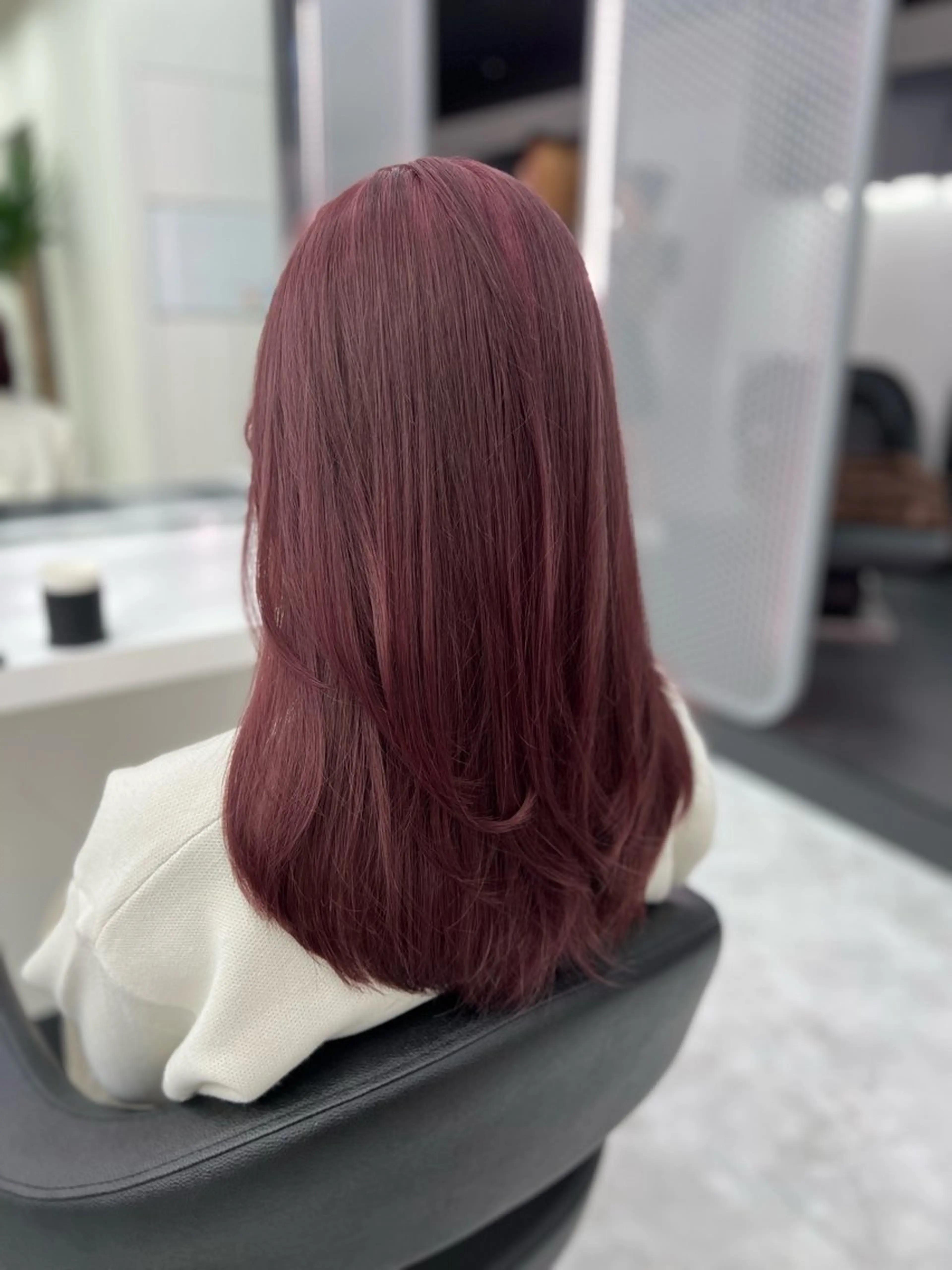 セミロング カラー カット ヘアカラー トリートメント 💖似合わせカラー レイヤー💖ブリーチのヘアスタイル