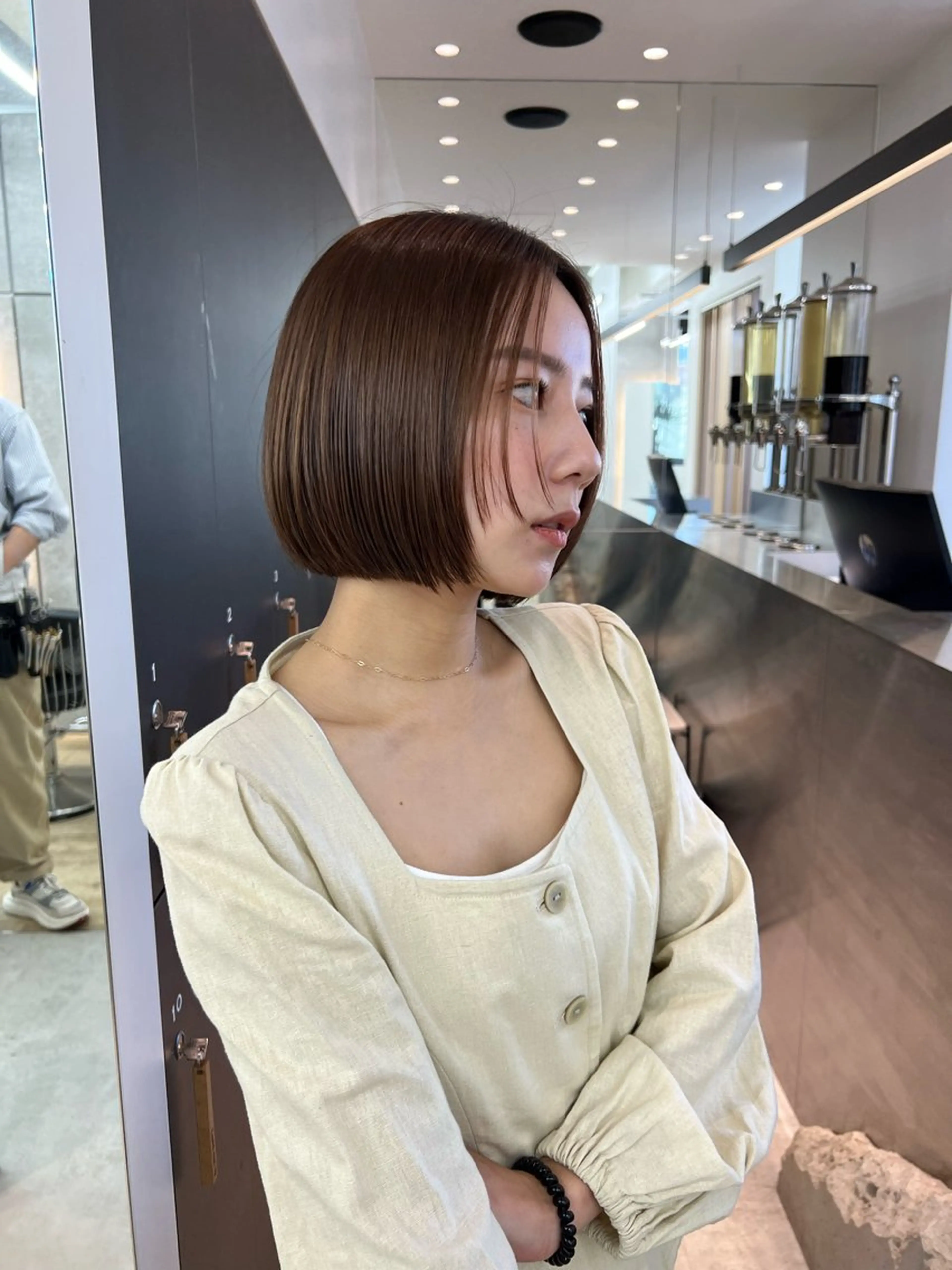 ミディアム ボブ 髪質改善 似合わせカット カット トリートメント メンズ/韓国レイヤー /縮毛矯正/📍爽太のヘアスタイル