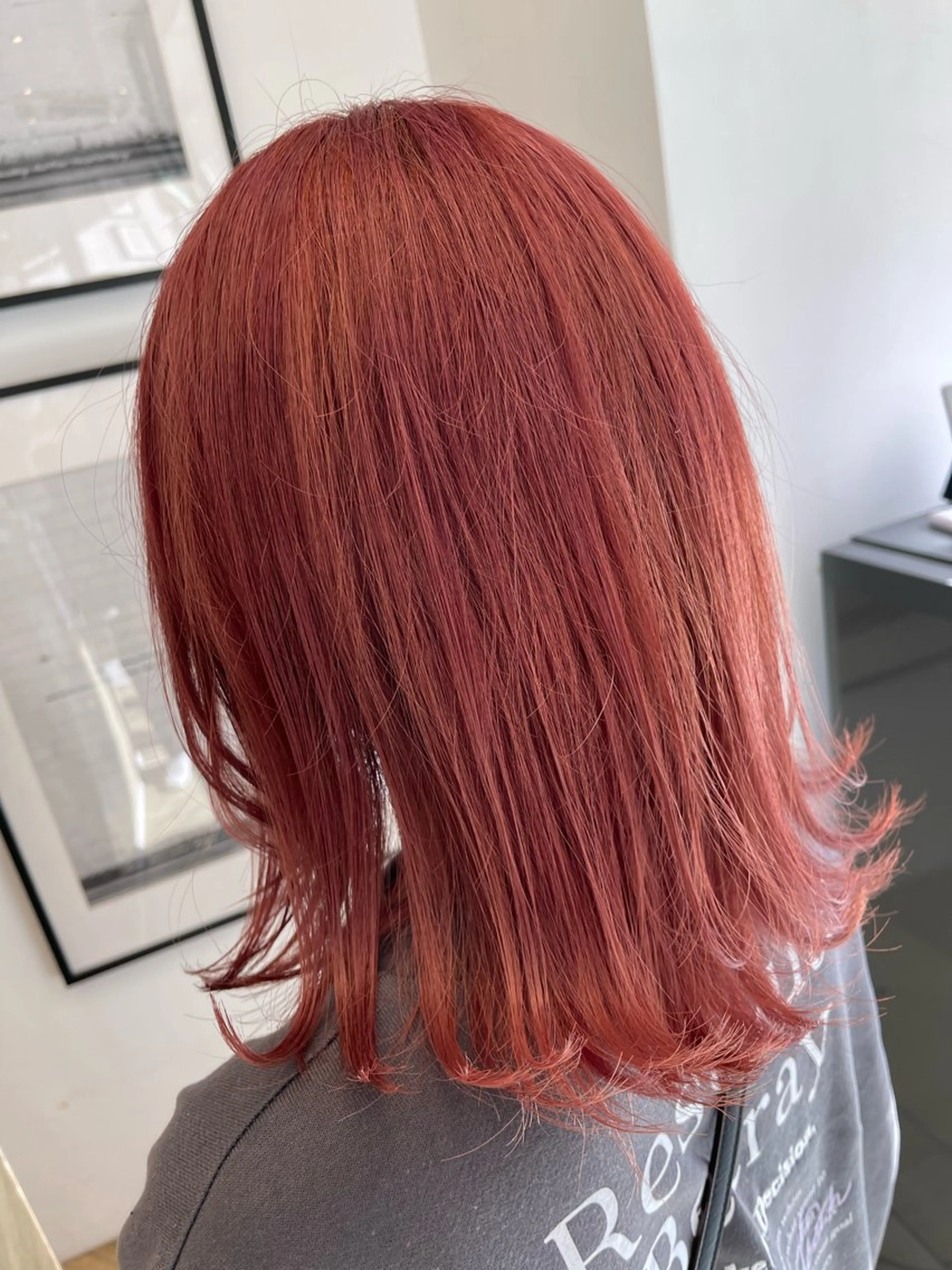 セミロング カラー 塚本 昂のヘアスタイル