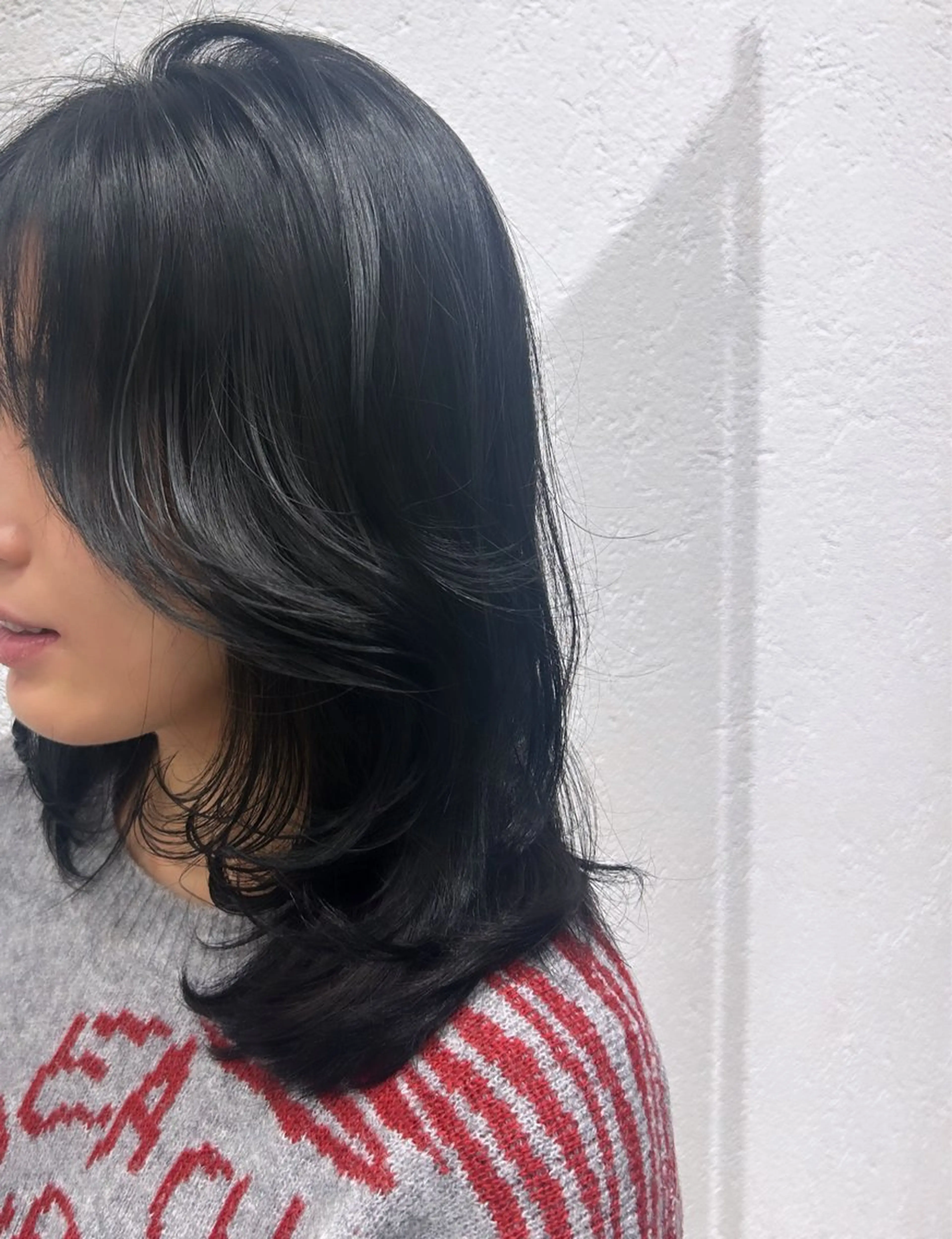 ミディアム カット ヘアカラー トリートメント 🎀透明感/レイヤ ー/Kotona🎀のヘアスタイル