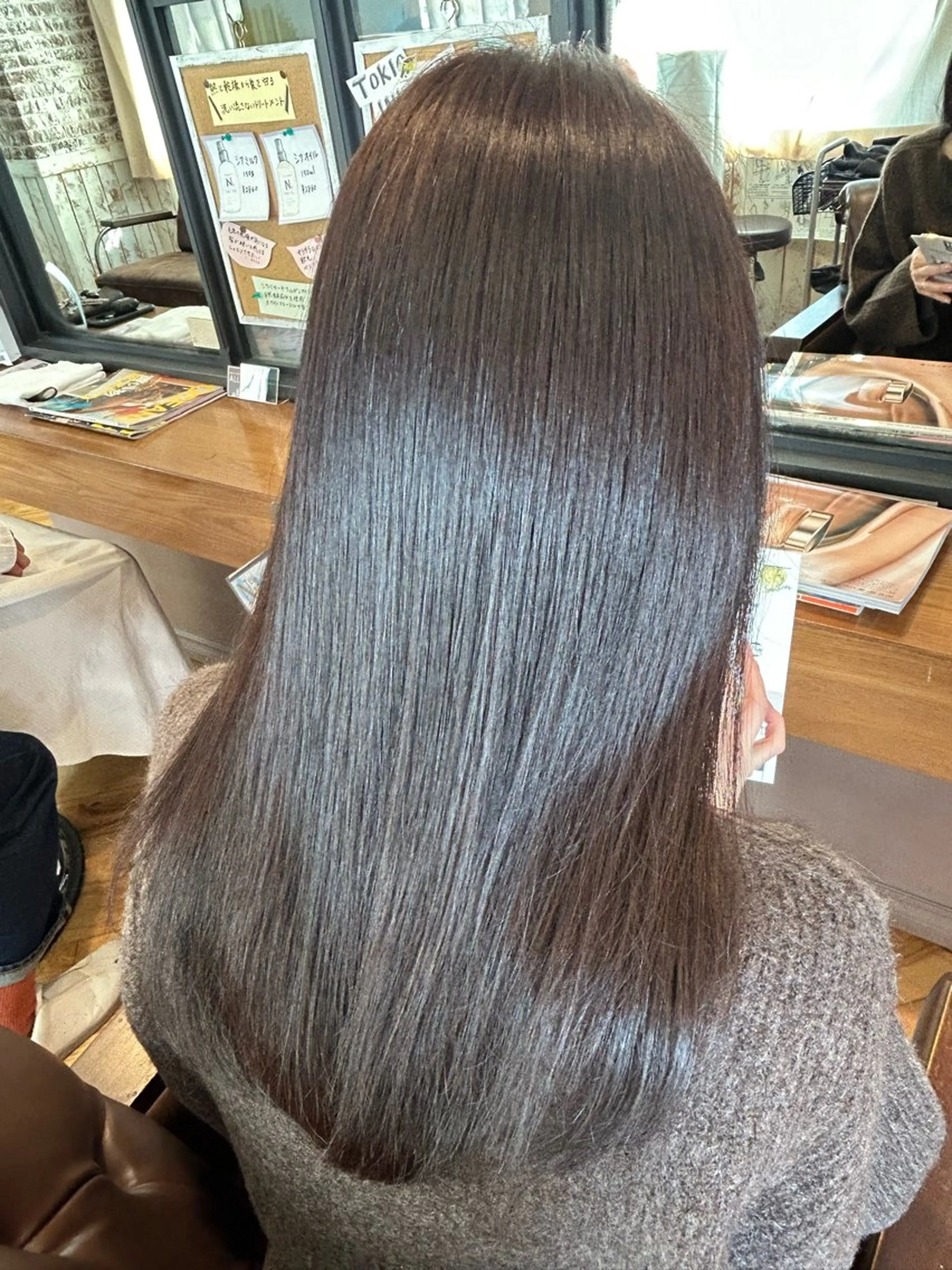 カラー 透明感カラー 原野 実優羽のヘアスタイル