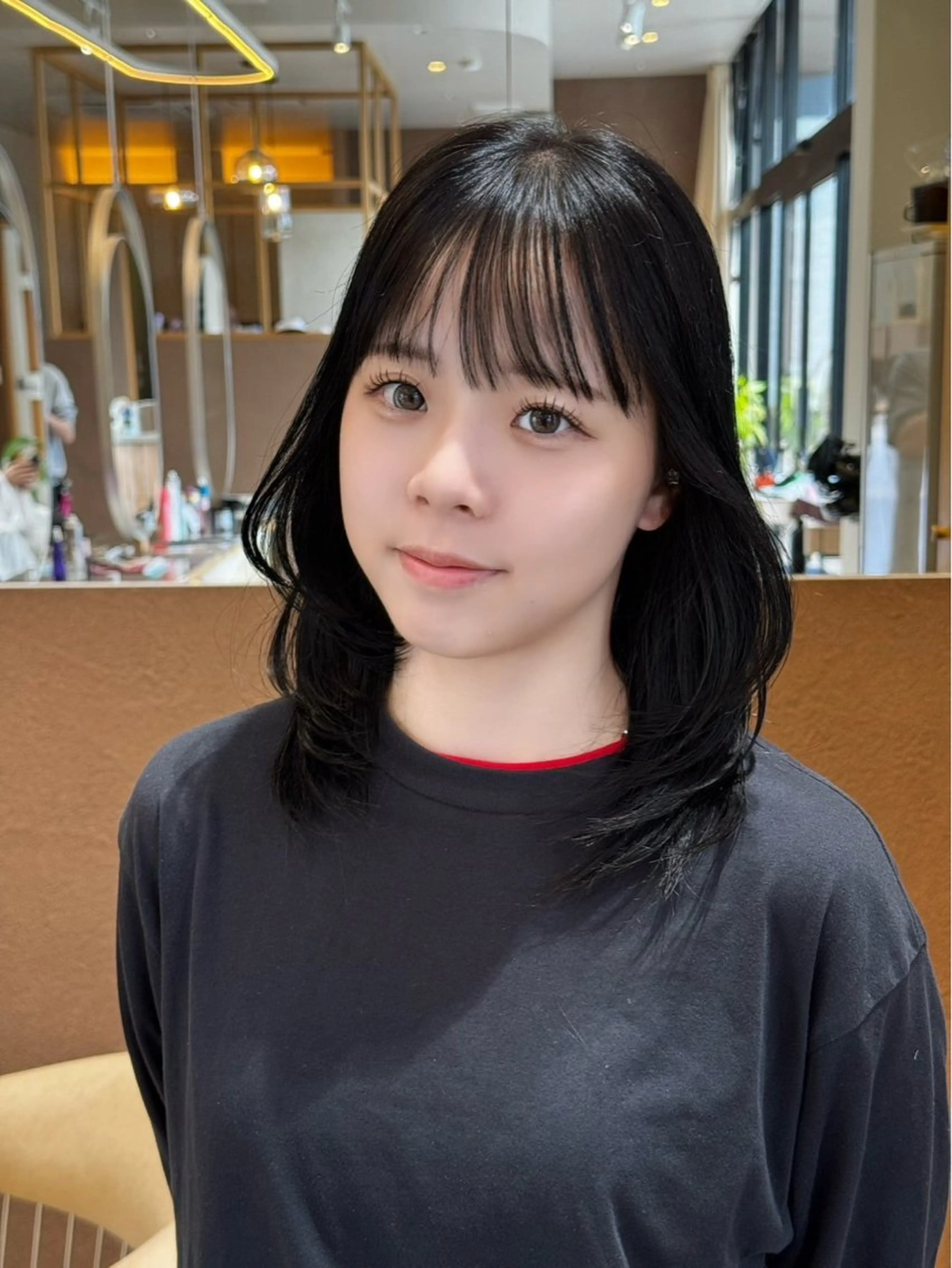 セミロング Lafithhair lov. 福山駅家店のヘアスタイル