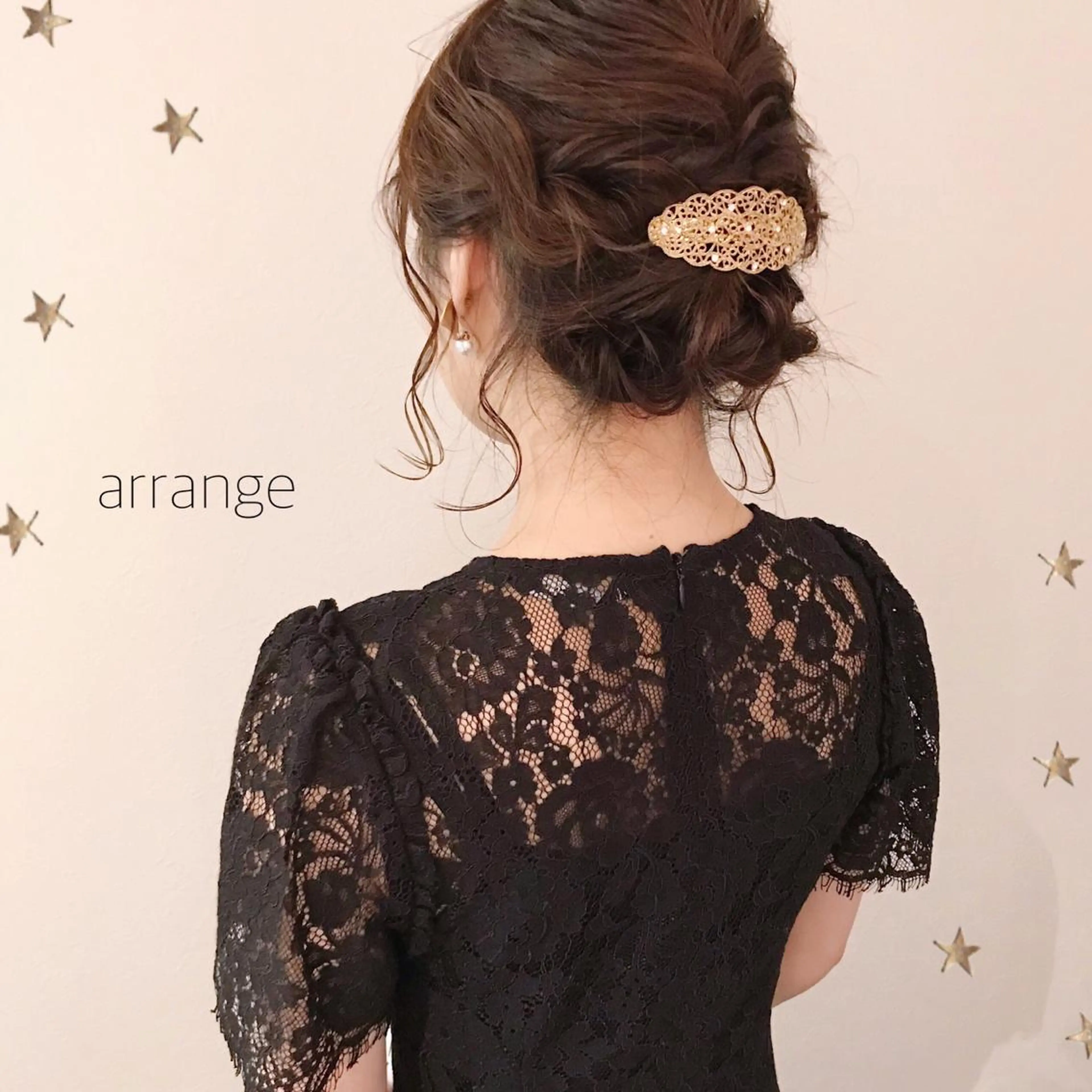 ミディアム ヘアアレンジ 市川 千夏のヘアスタイル