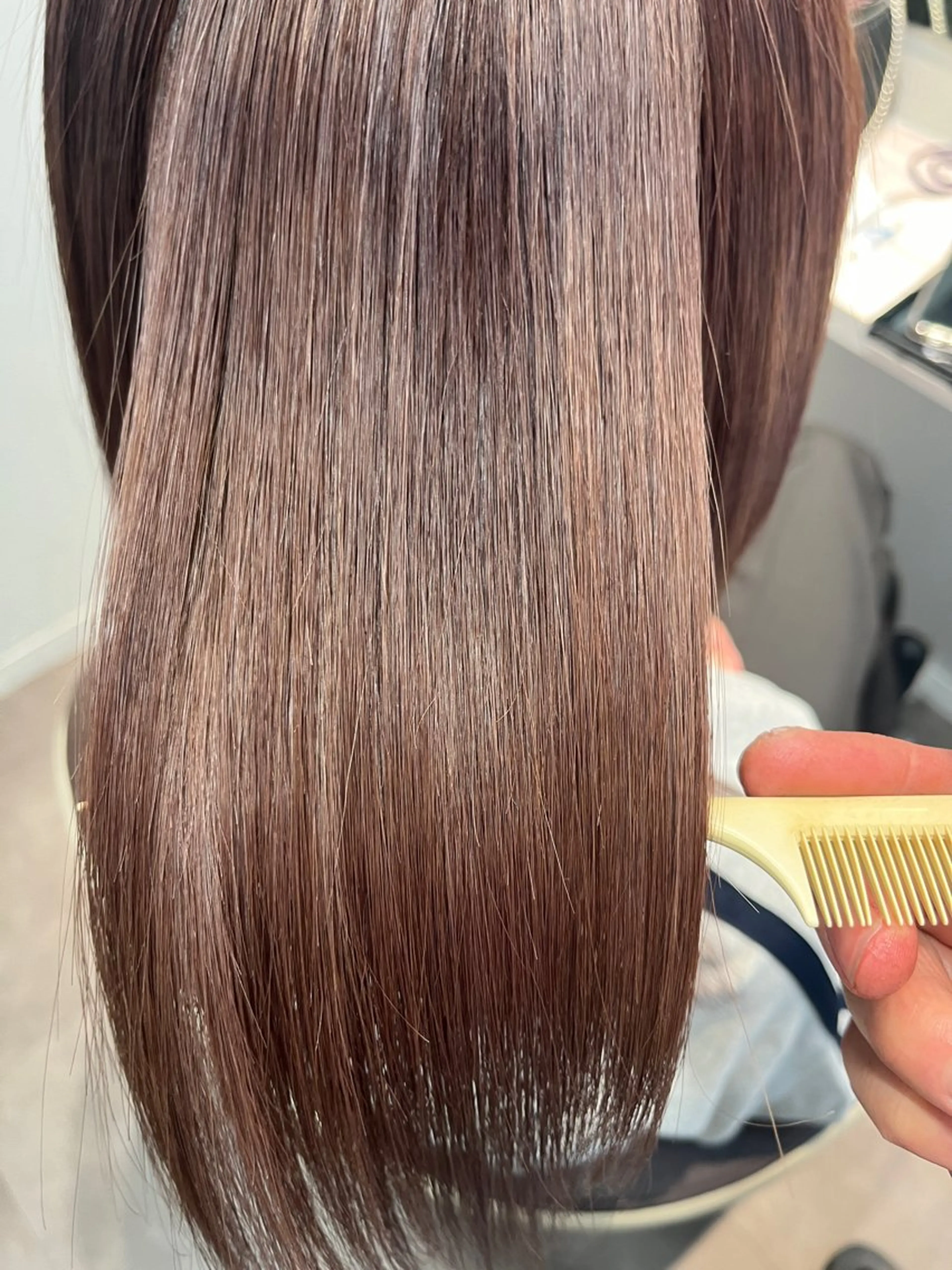 ロング カラー 髪質改善 トリートメント 藤井 仁紀のヘアスタイル