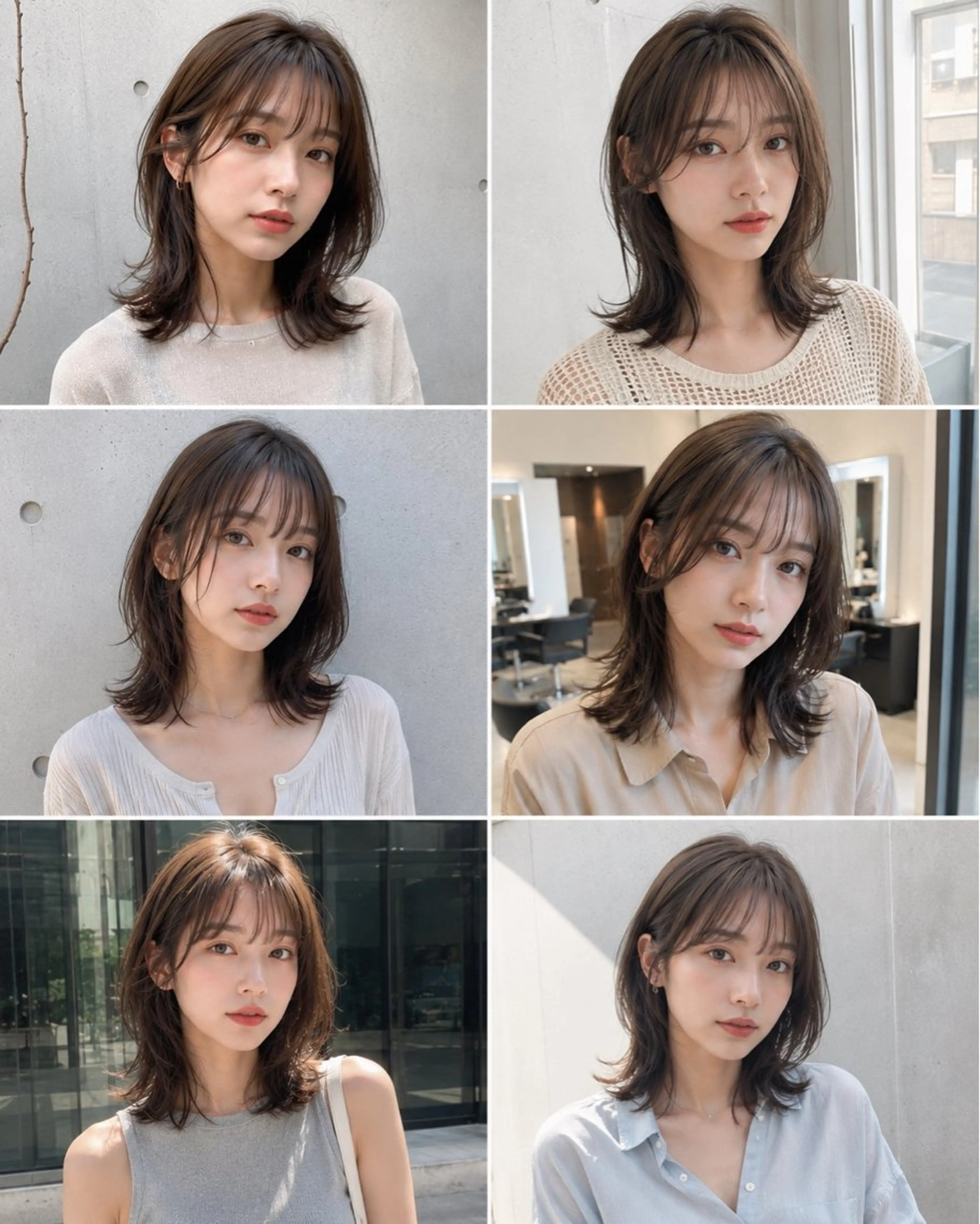 ミディアム カラー ヘアアレンジ ミディアムレイヤー レイヤーカット 今だけ無料カット募集 💫KEISHIのヘアスタイル
