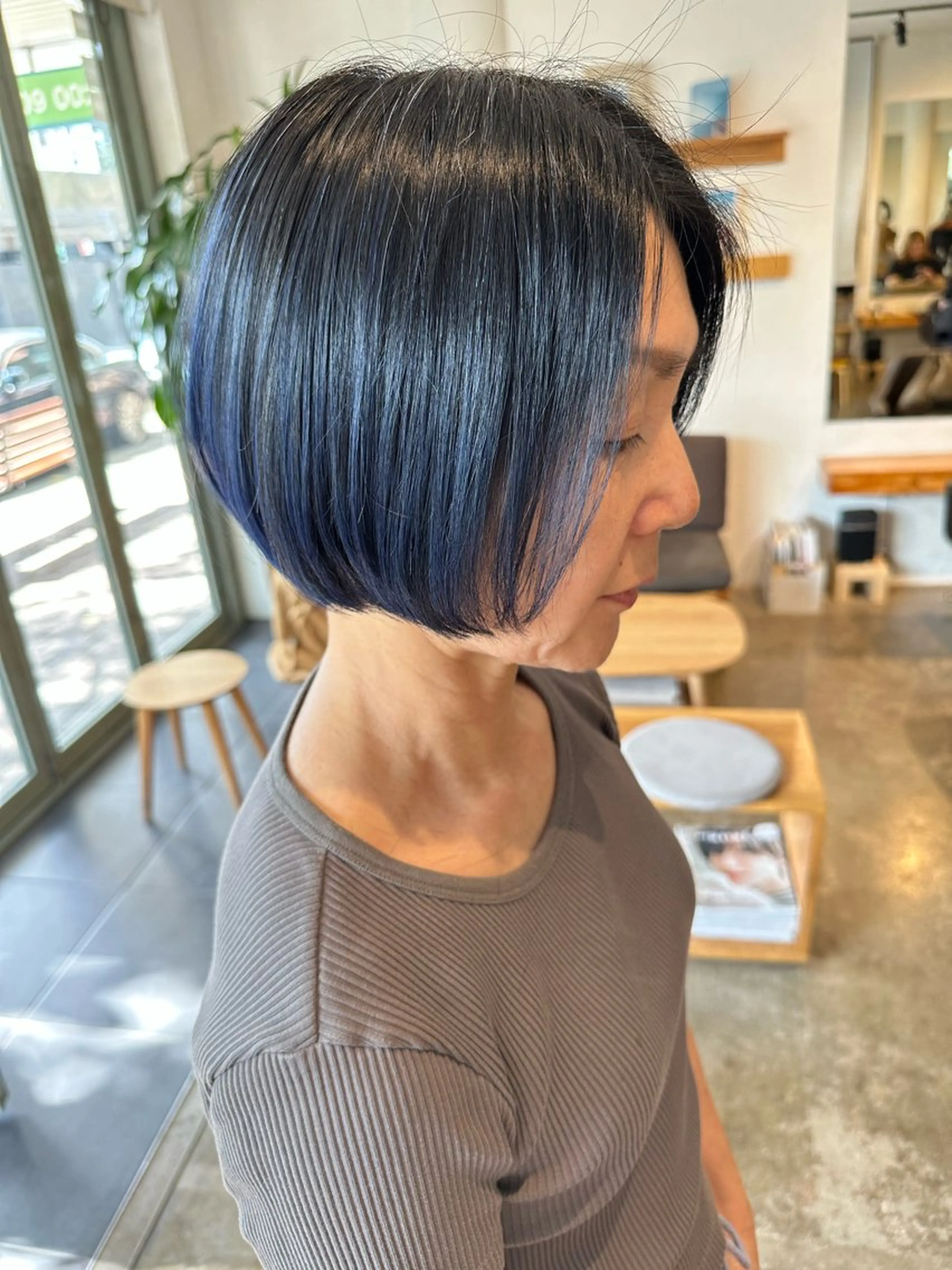 ショート カラー レイヤー/ナチュラル 💐nao.のヘアスタイル