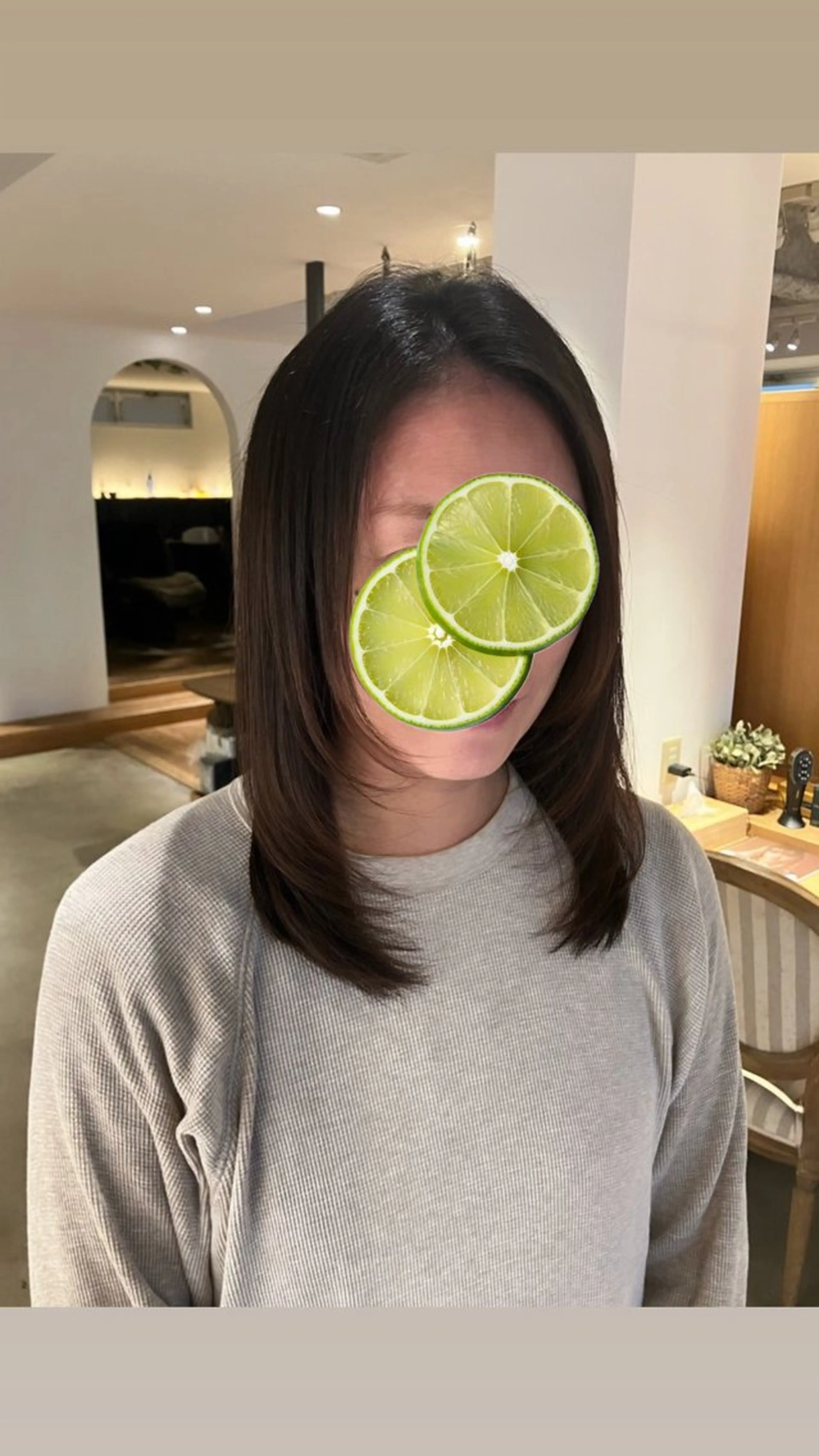 ミディアム 笹野 日麻莉のヘアスタイル