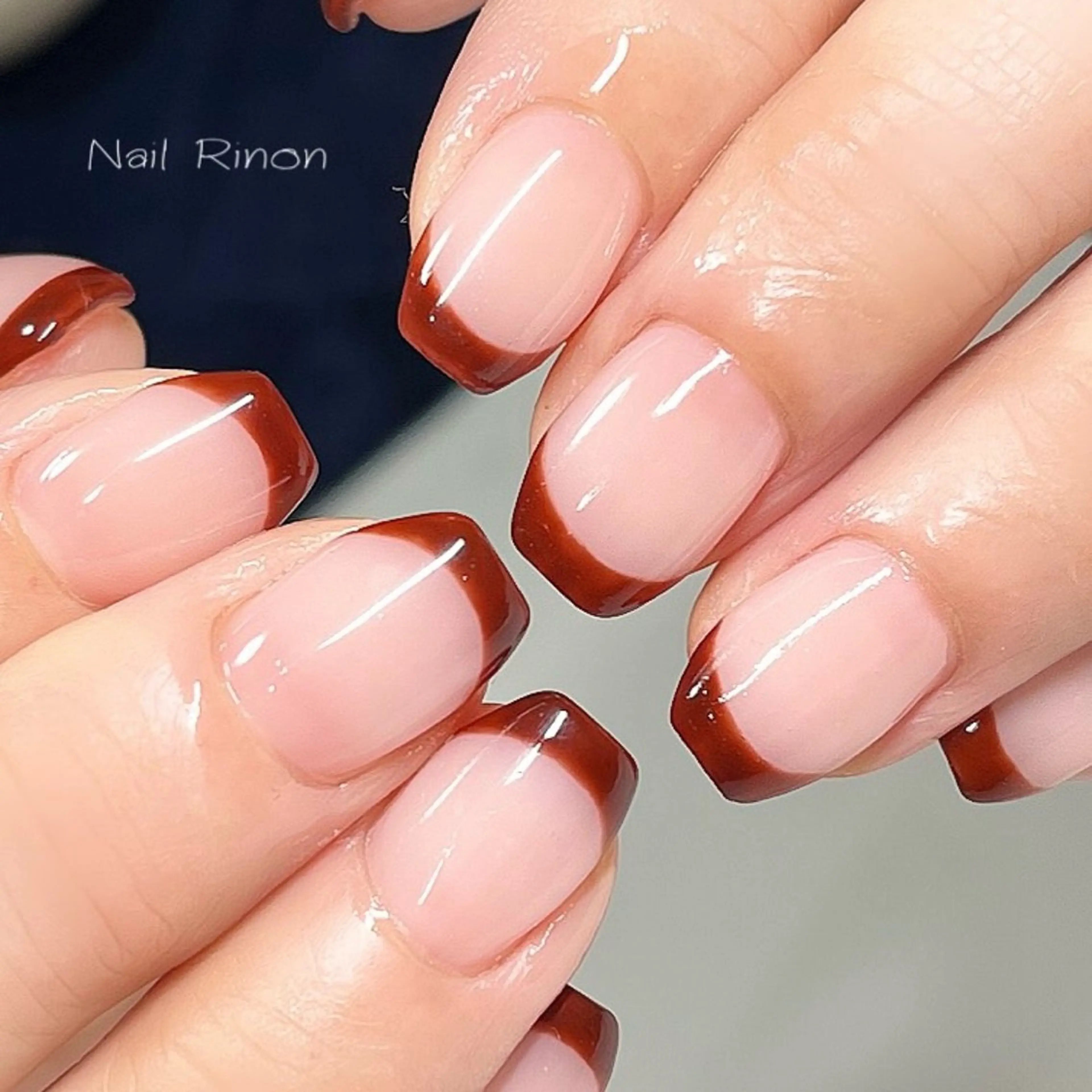 ネイル フレンチネイル ハンドネイル Nail Rinonのネイルデザイン