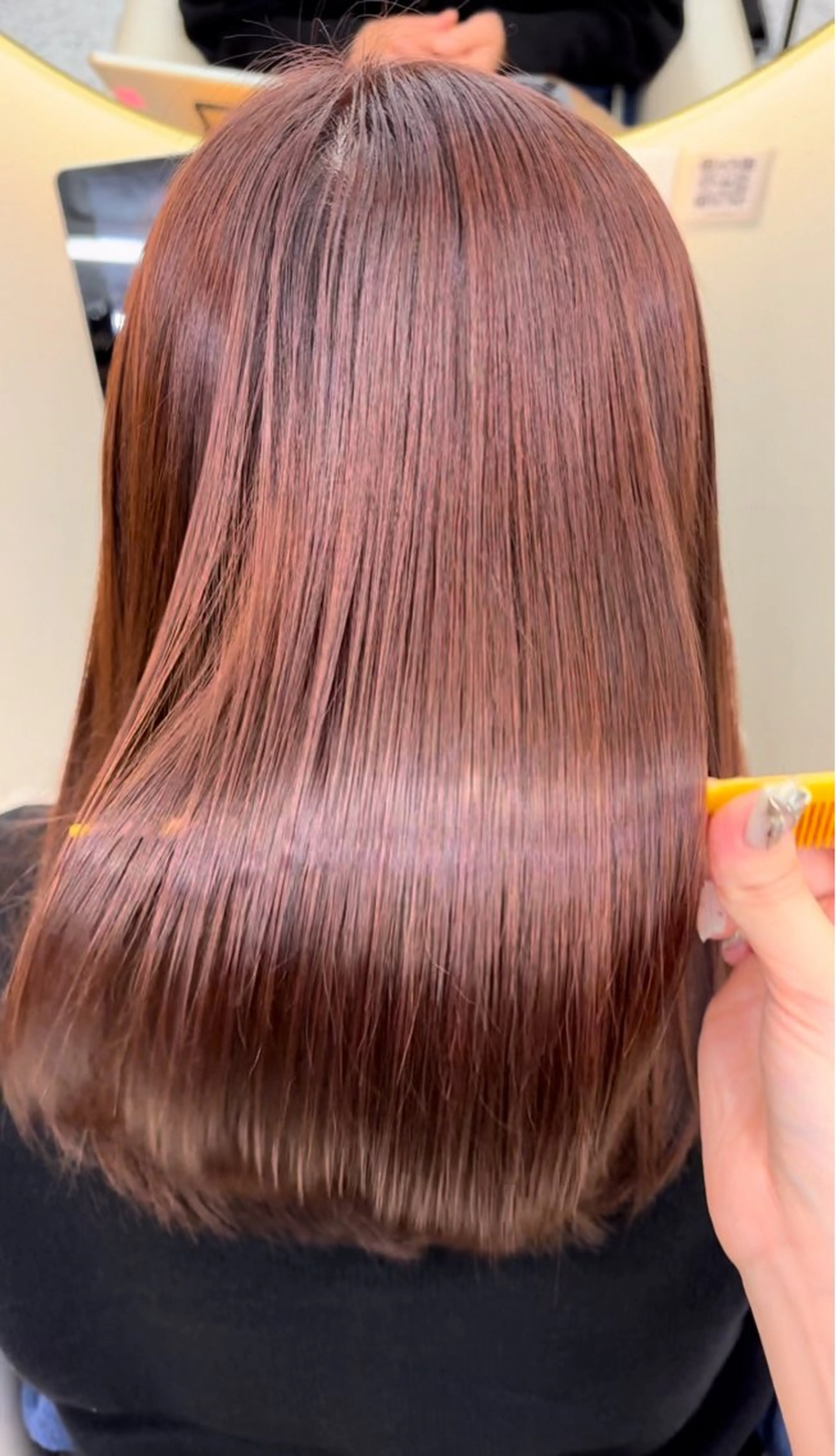 セミロング 縮毛矯正 ULTOWA/銀座 ERIのヘアスタイル