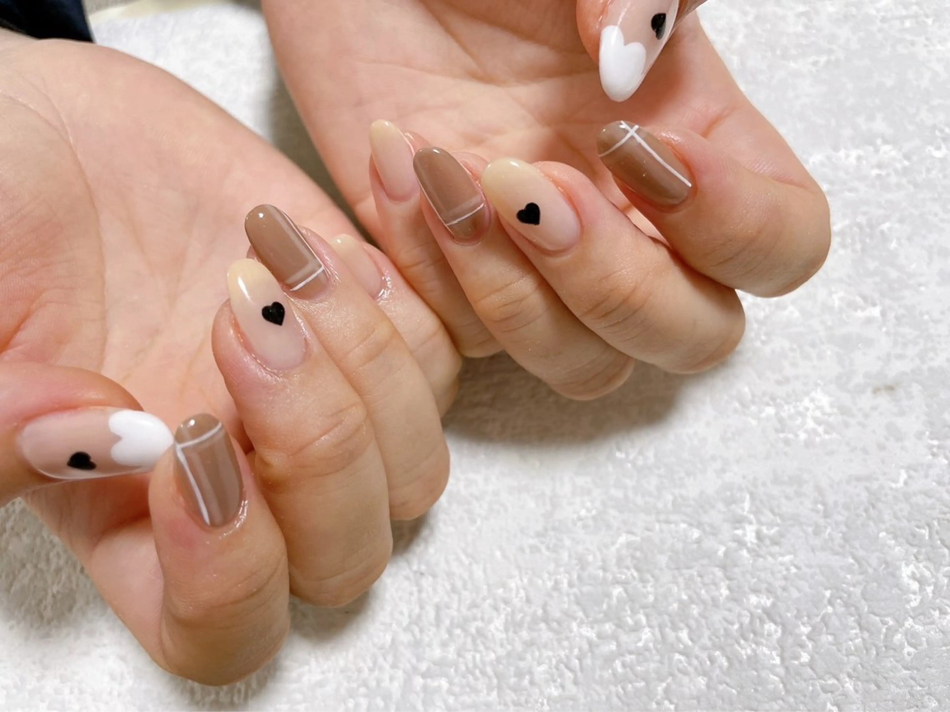 ネイル ジェルネイル 韓国ネイル メンズネイル パラジェル バレンタイン kiki nail たまプラーザのネイルデザイン