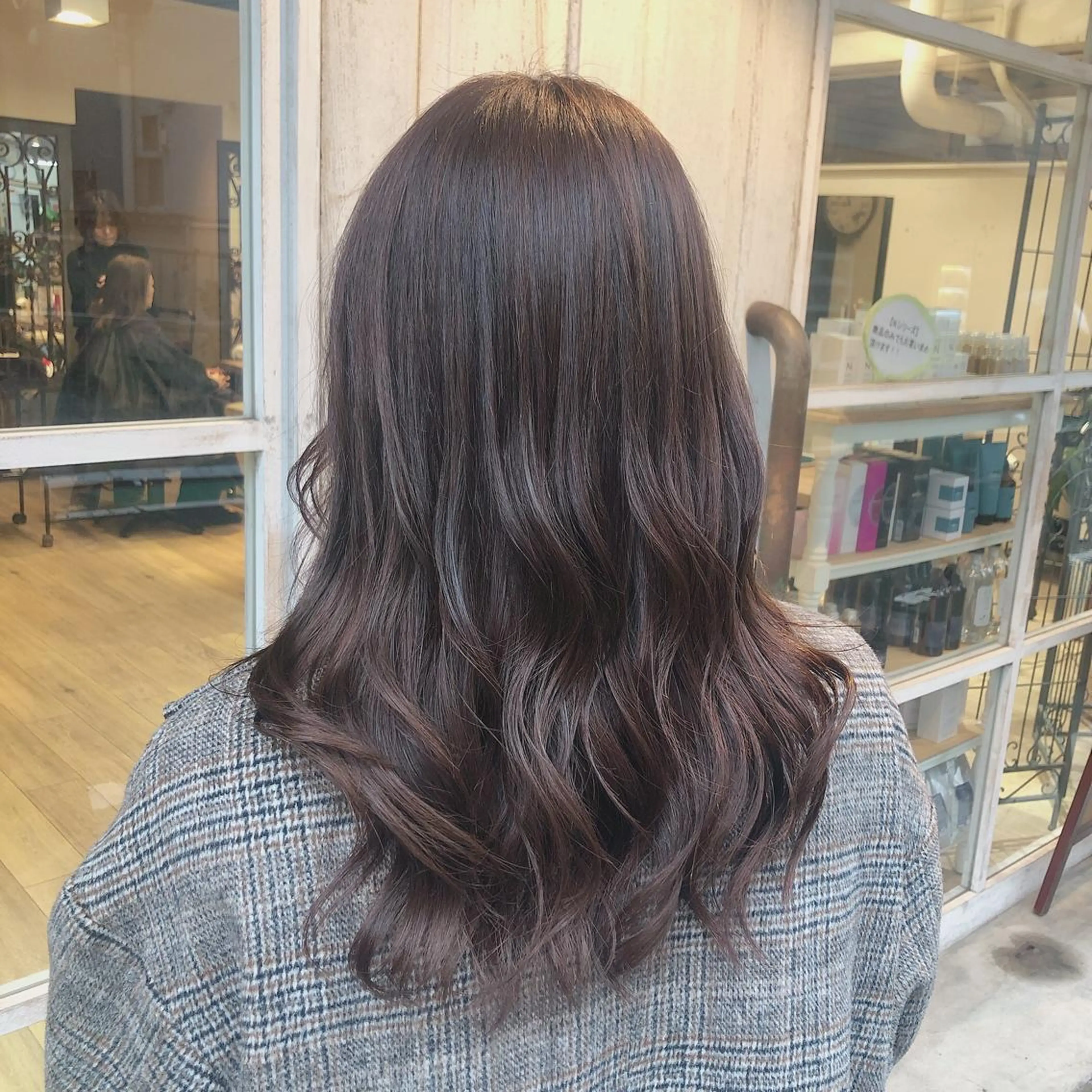 セミロング モテ艶カラー 🎖さえきはるかのヘアスタイル