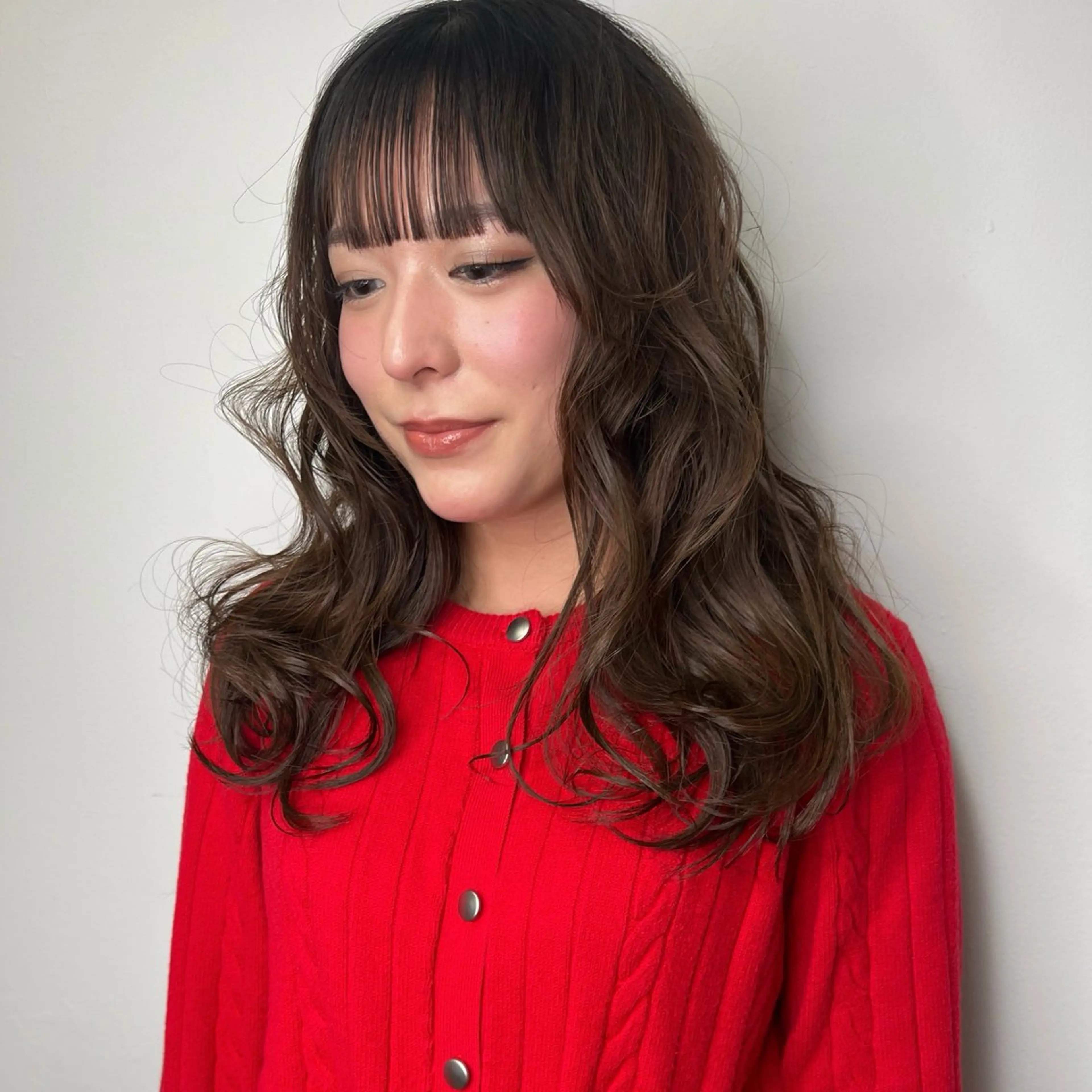 セミロング カラー パーマ ヘアアレンジ 🌼似合わせのプロ 心斎橋/rena🌼のマツエク・マツパデザイン