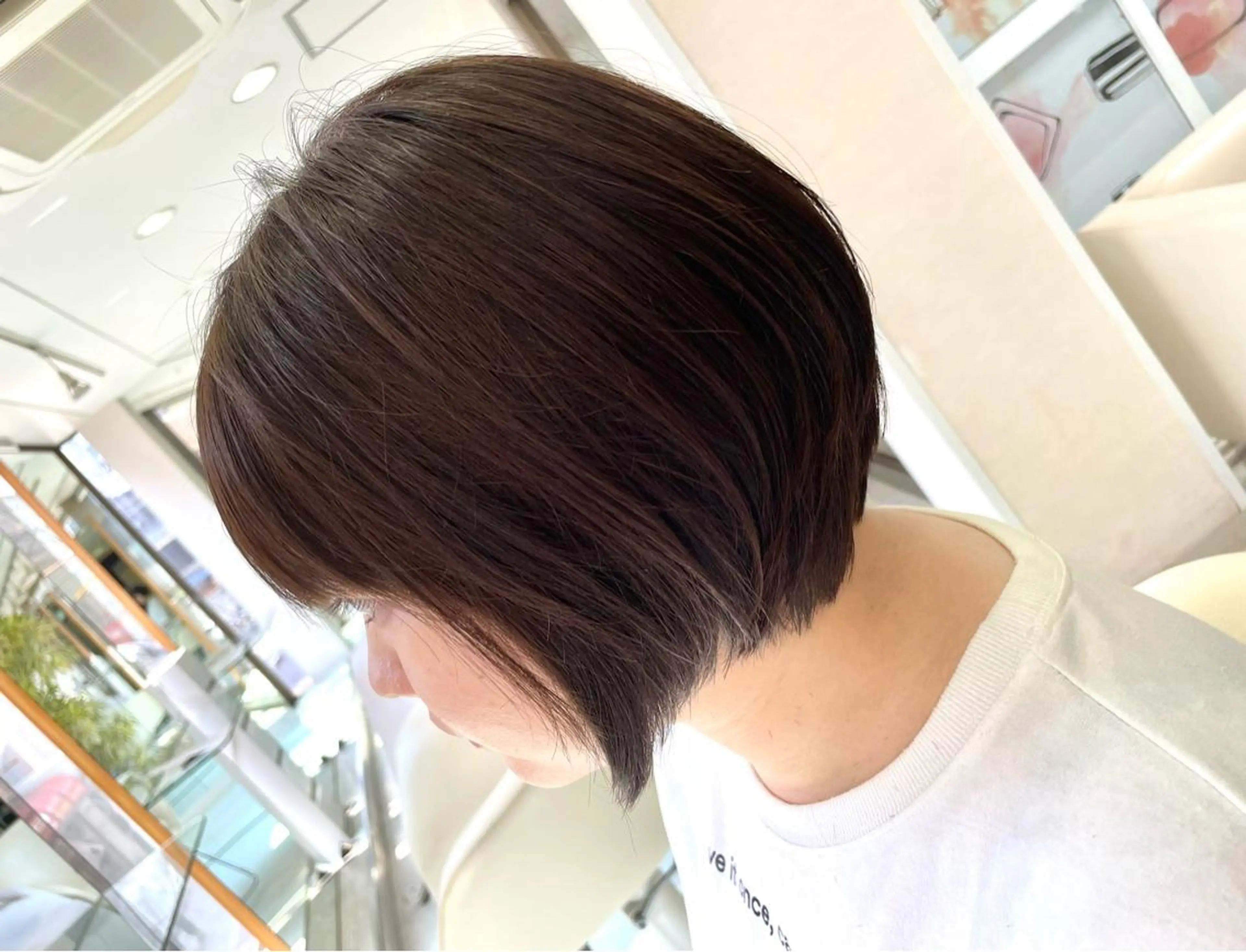 ショート カラー ショートボブ ボブ ショートヘア カット ヘアカラー トリートメント 5/1~の予約に注意 チーフ西川凌史のヘアスタイル