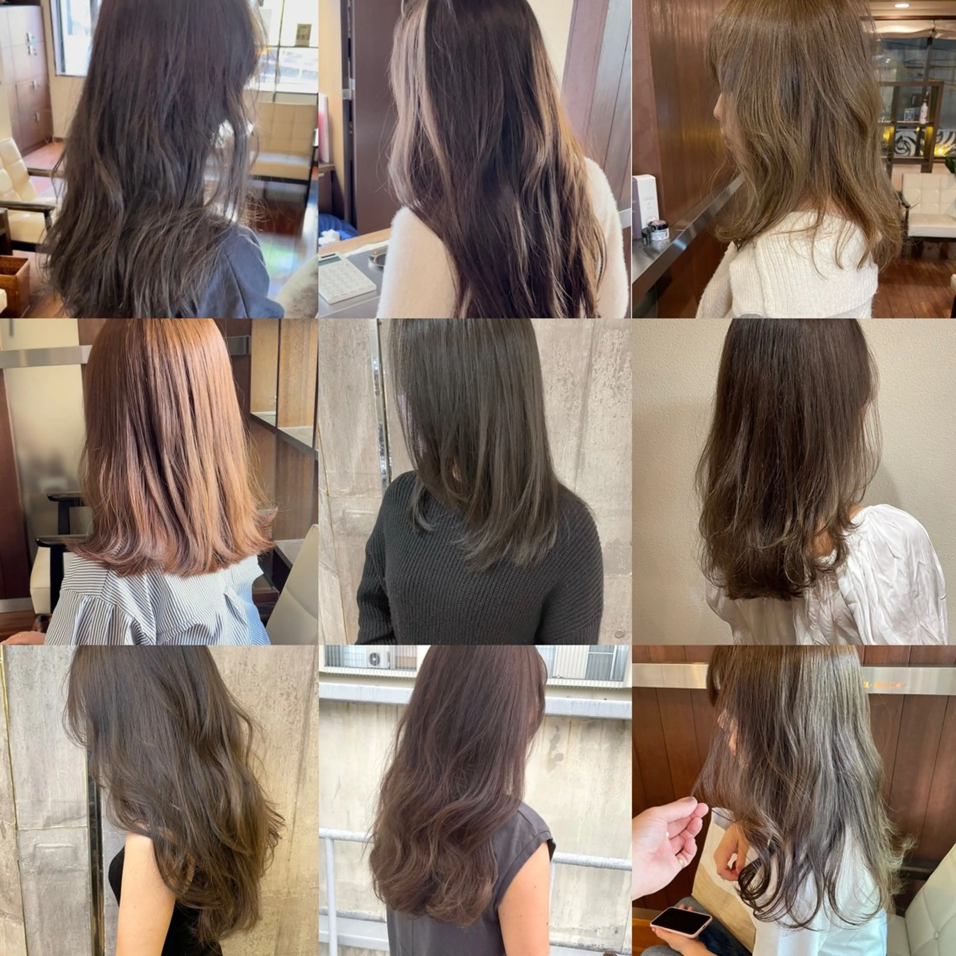 ミディアム カラー ブリーチ ダブルカラー ブリーチなしカラー ヘアカラー トリートメント 田室 和幸のヘアスタイル