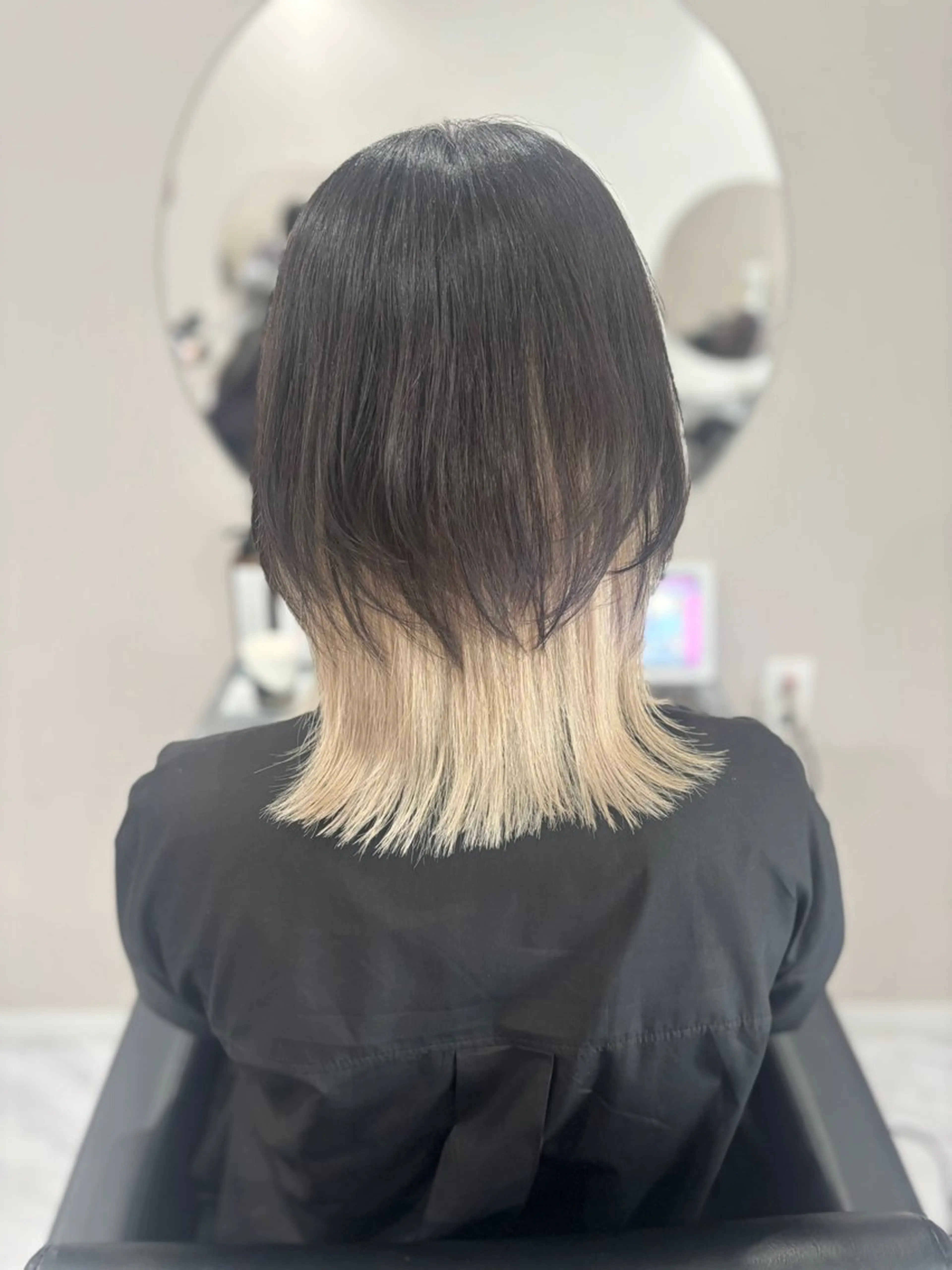 ミディアム カラー 🫐インナーカラー 髪質改善🫐/MEIのヘアスタイル