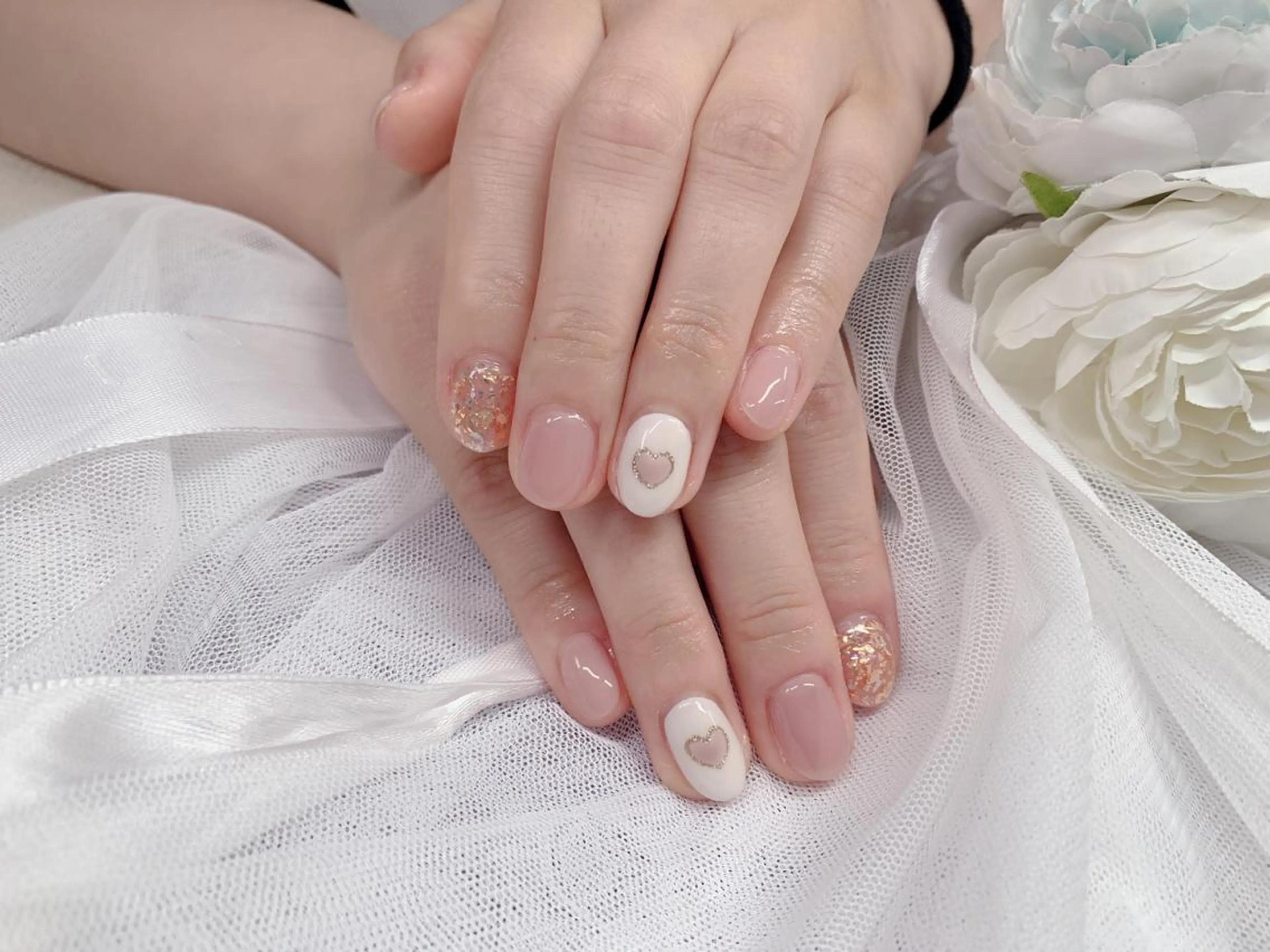 【Hand】シンプルデザインがお好きなあなたへ美しい指先に◎デサインはスナップフオトからお選びください♪の写真