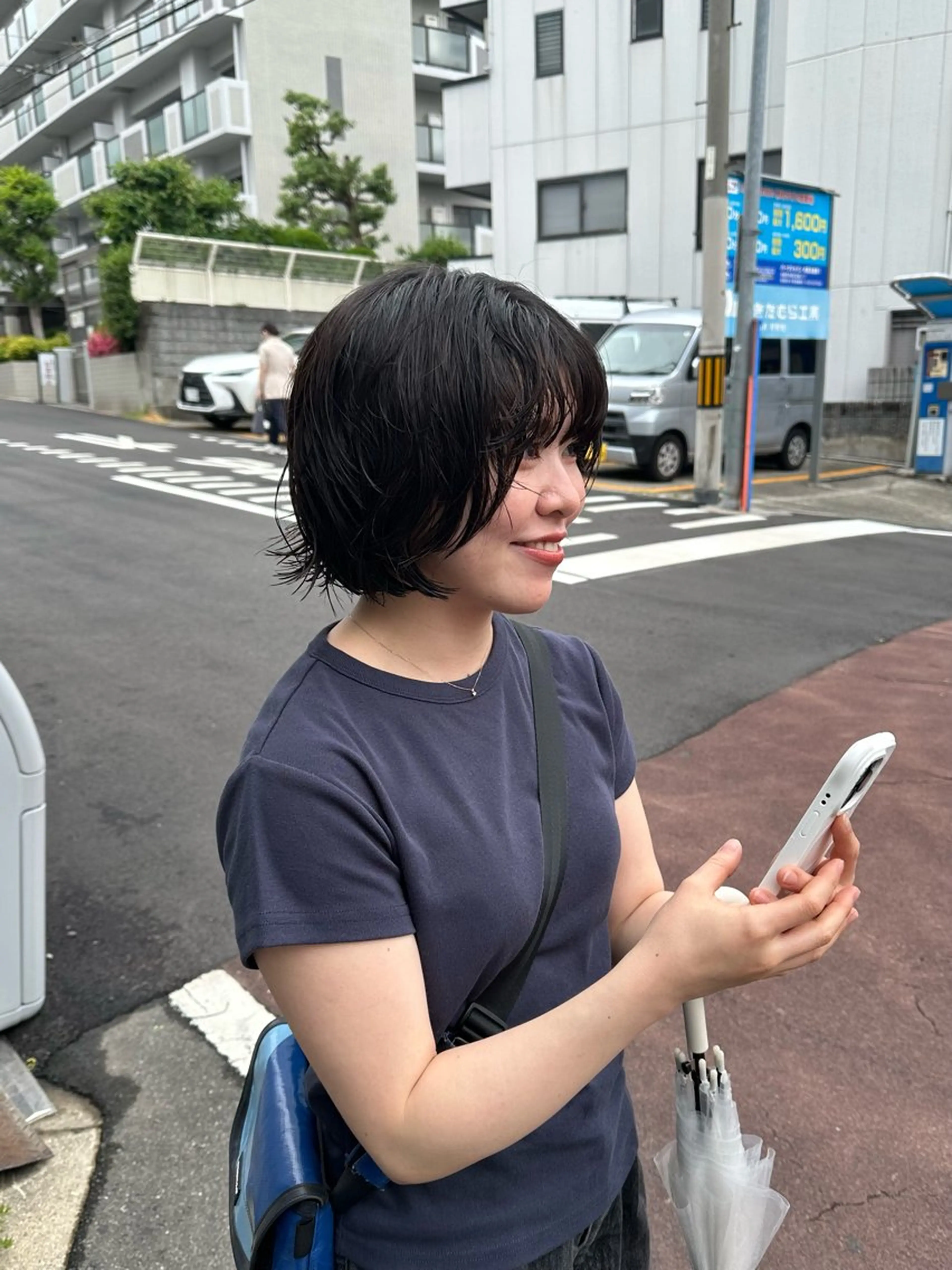 ショート パーマ きたむら ひかりのヘアスタイル