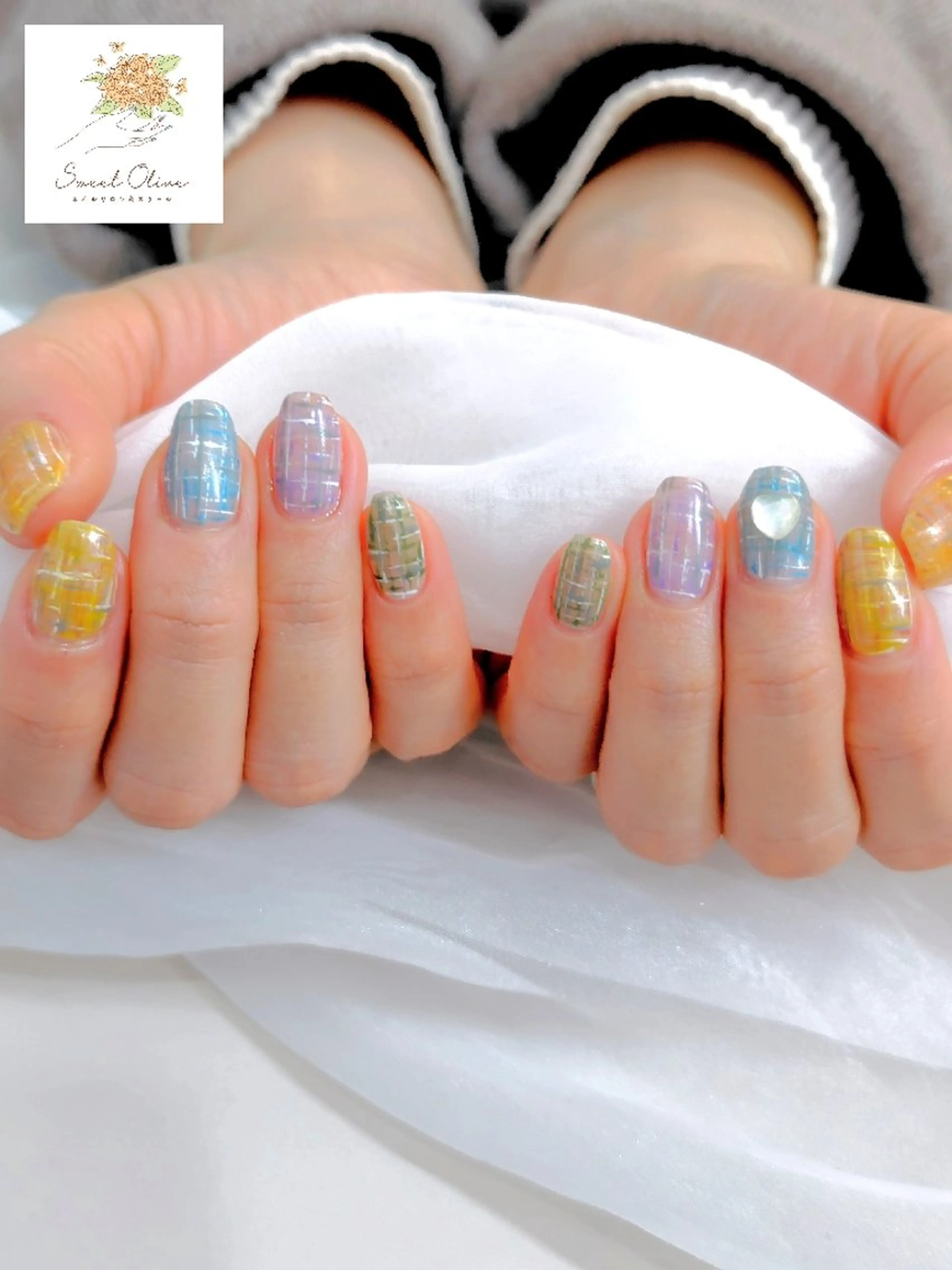 ネイル 持ち込み ハンドネイル SweetOlive オーナー（春日部市）のネイルデザイン