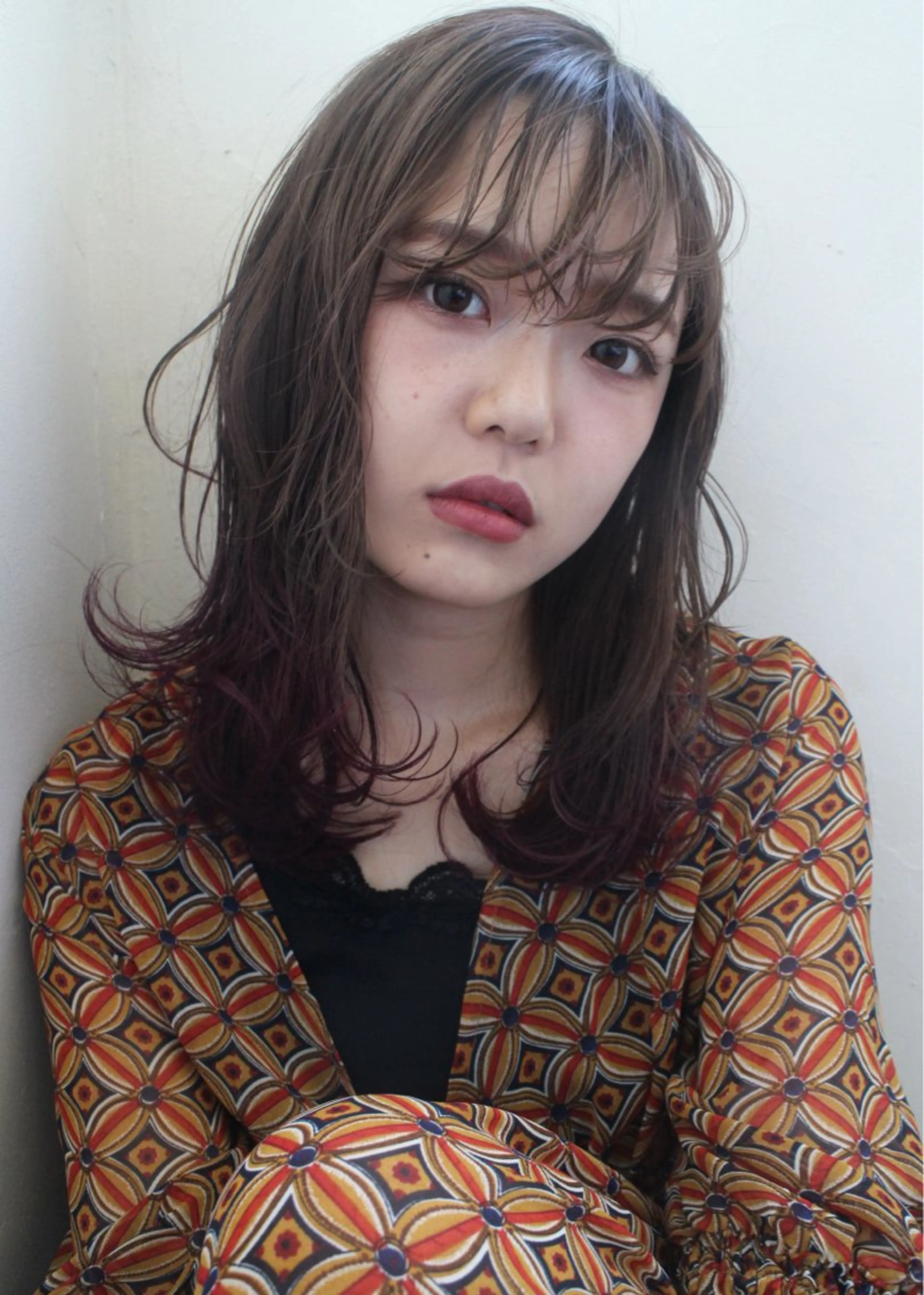 ロング ルプラボウ 尾関　唯那のヘアスタイル