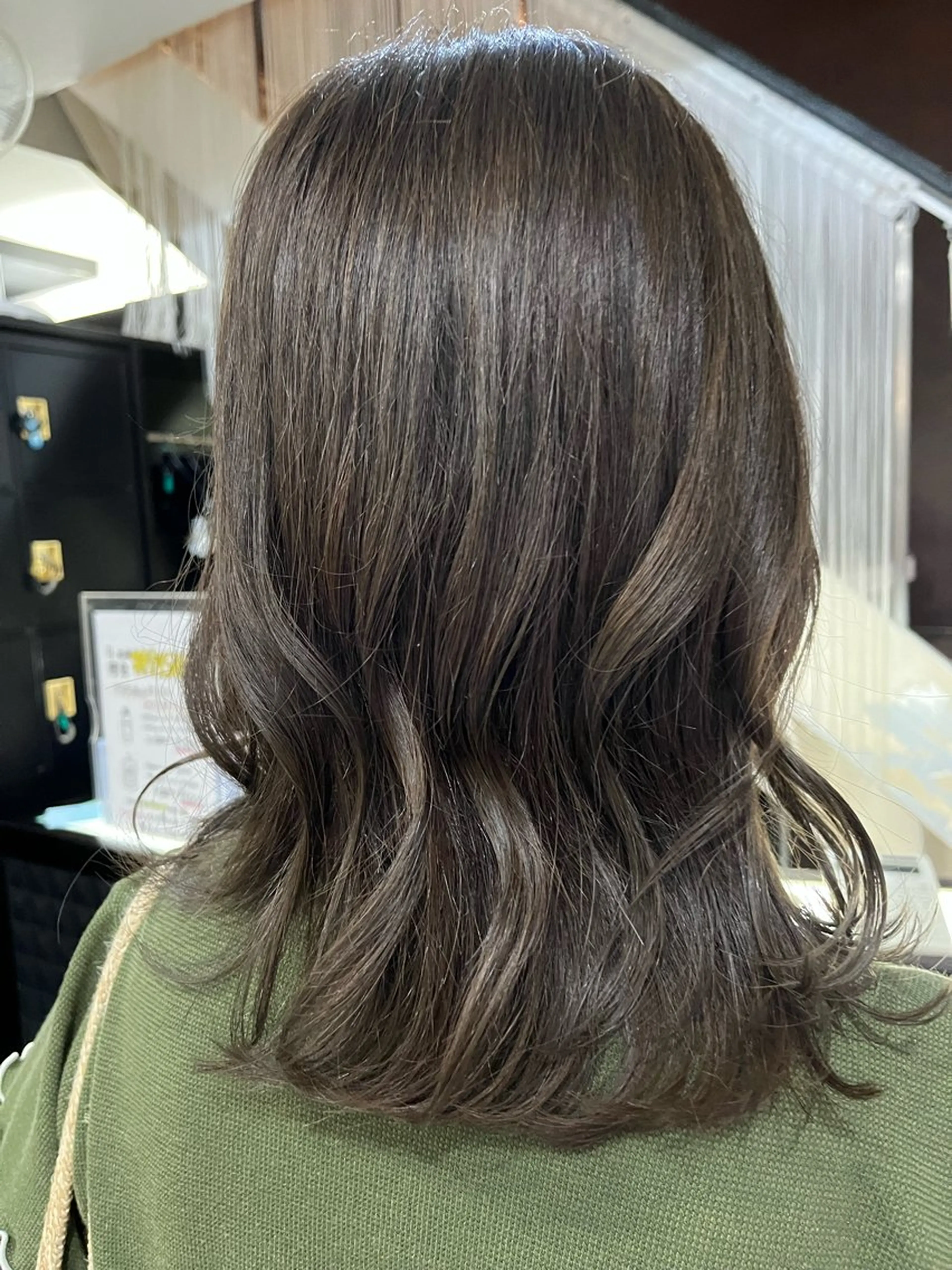 ミディアム ハイライト 韓国風ヘア yuki🌼 Hip's decoのヘアスタイル