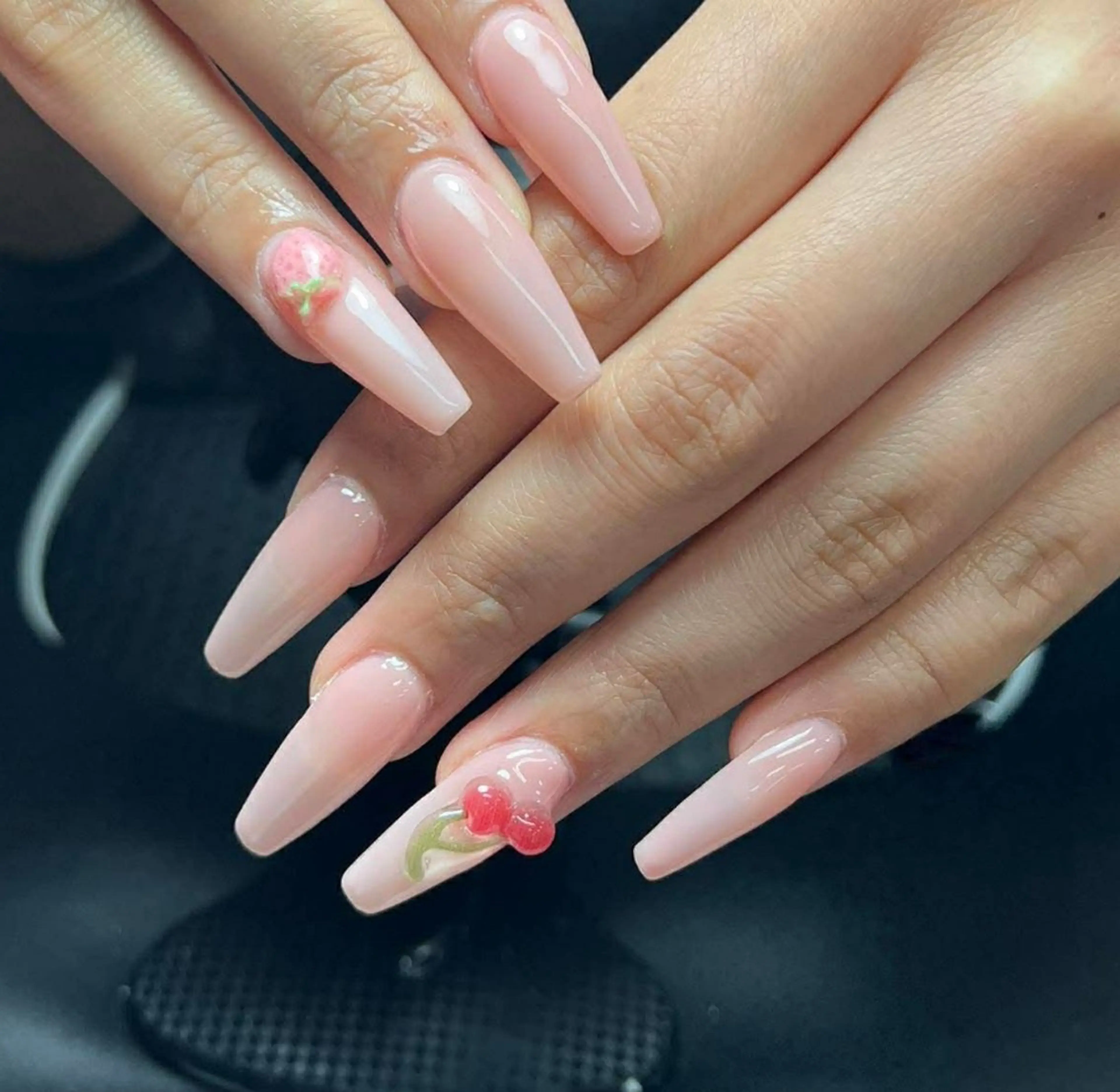 ネイル 韓国ネイル 持ち込み ニュアンスネイル ネイルチップ ハンドネイル Tini ANA.CHUOのネイルデザイン