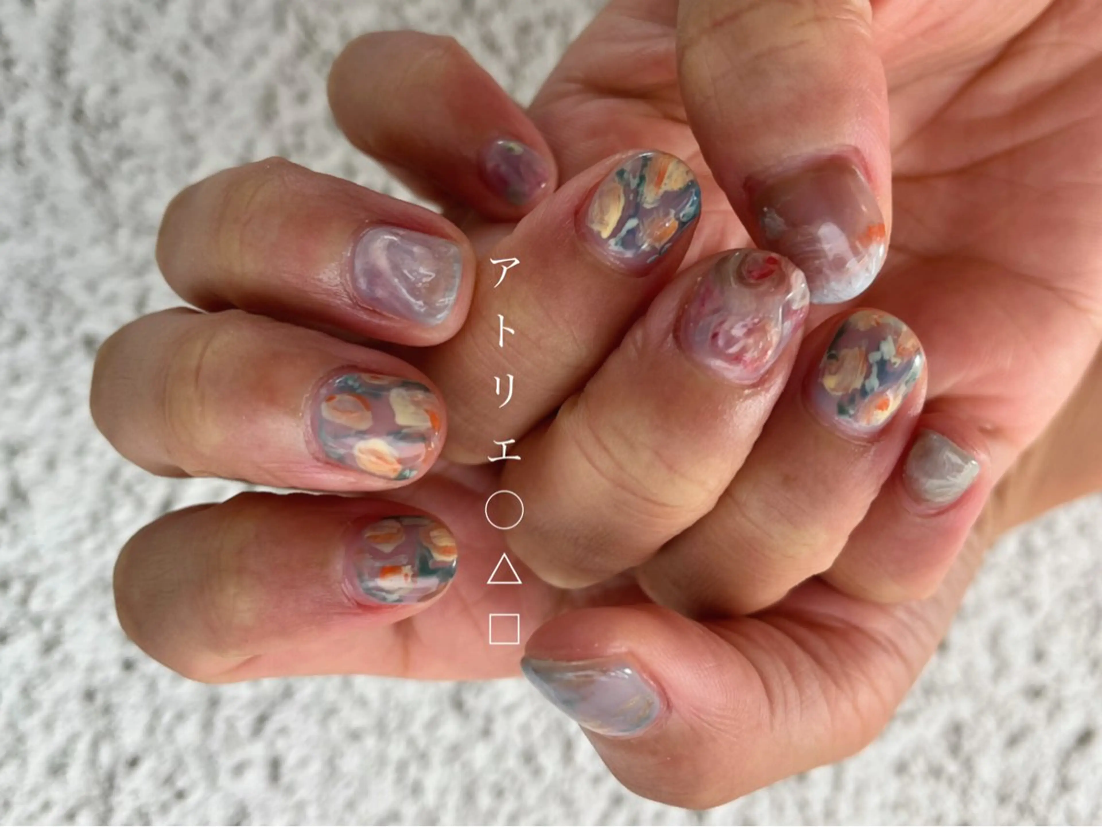 ネイル ハンドネイル アトリエ ○△□のネイルデザイン