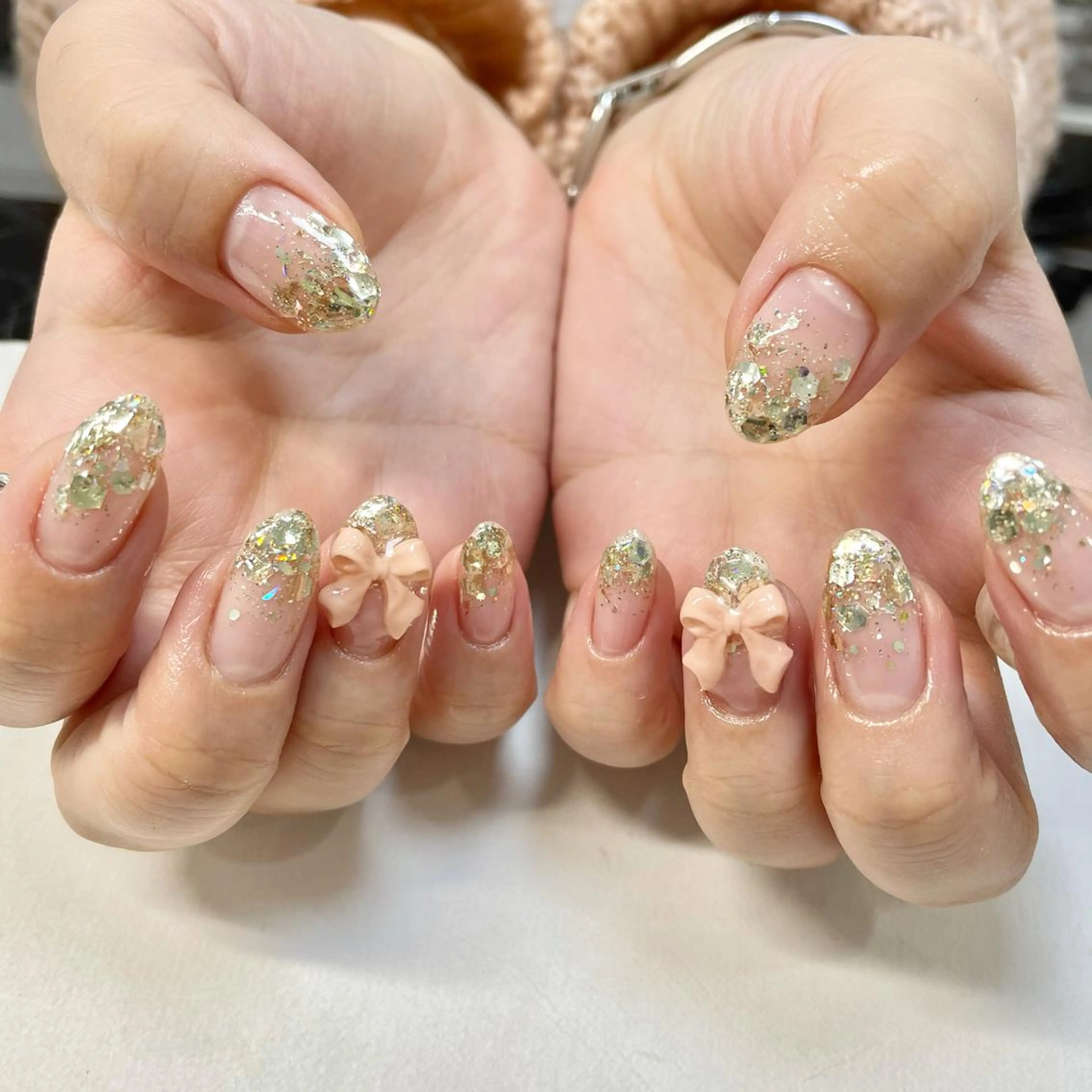 ネイル キラキラネイル ラメ(グリッター) ハンドネイル フットネイル 🎀AYAKO 🎀中韓ネイルのネイルデザイン