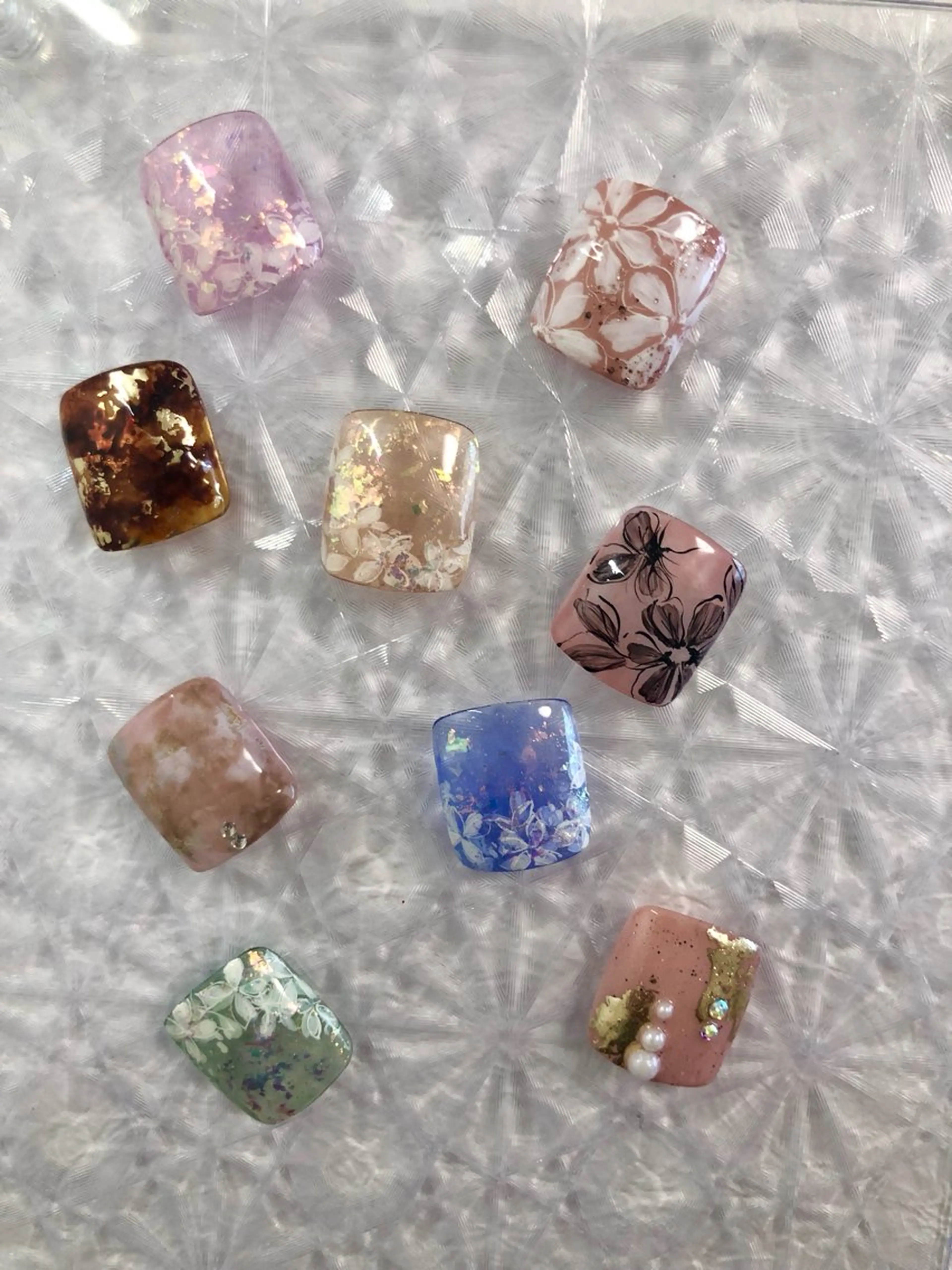 ネイル アートネイル フットネイル Komuro Erikaのネイルデザイン