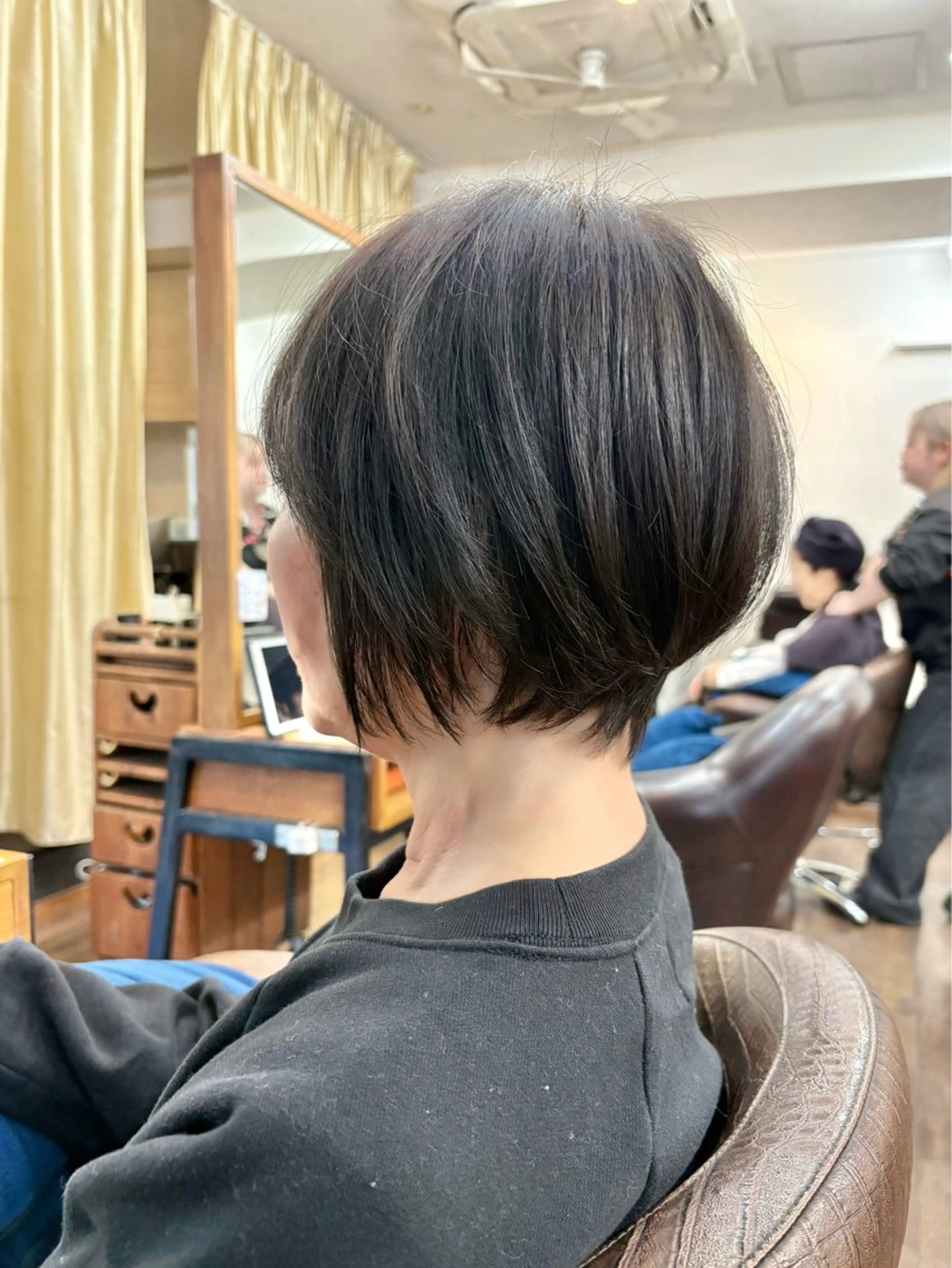 ショート カット ヘアカラー トリートメント メンズ特化×女性 施術◎清水 真之介のヘアスタイル